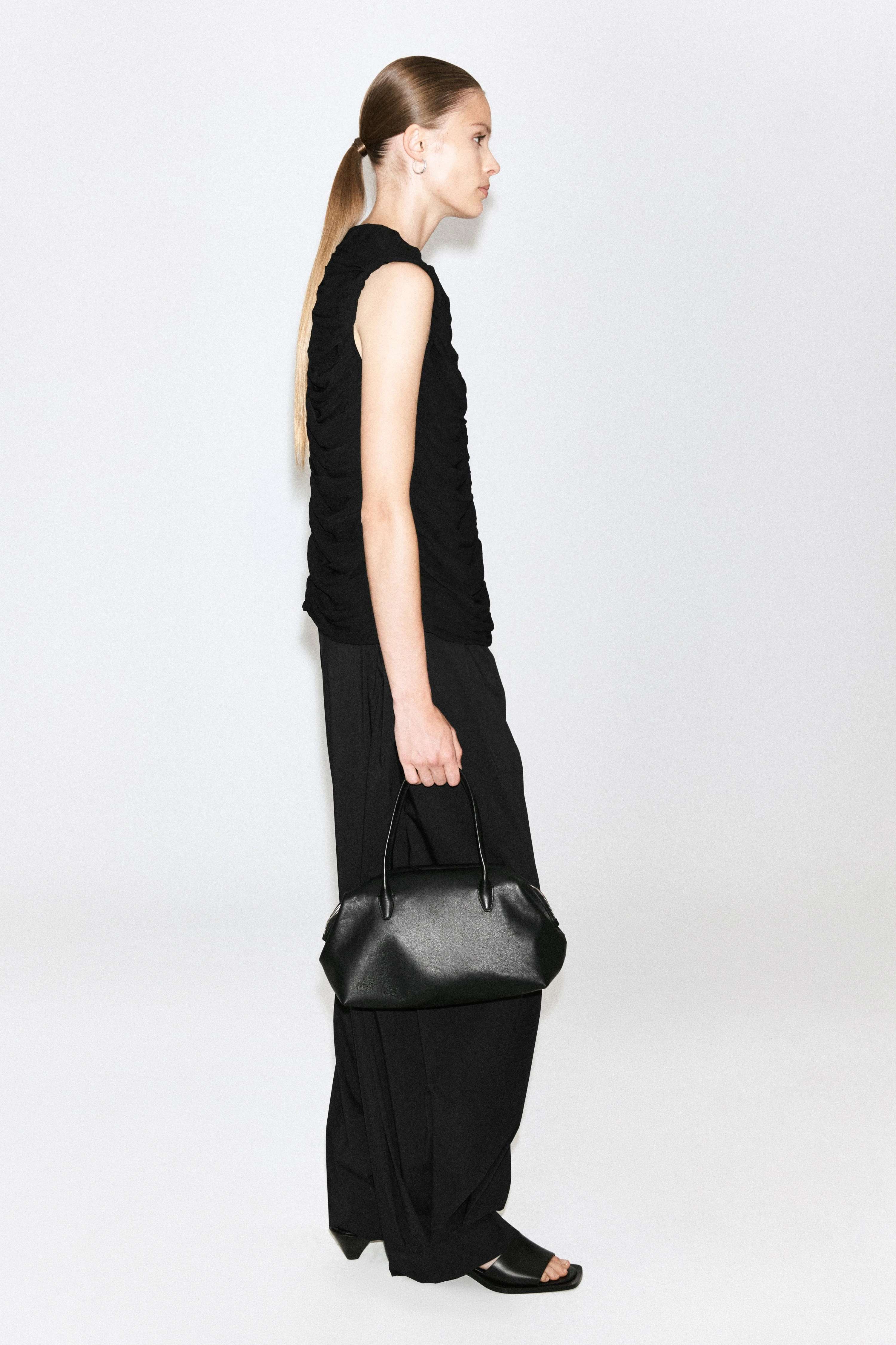 GATHERED PANELLED TOP - 6