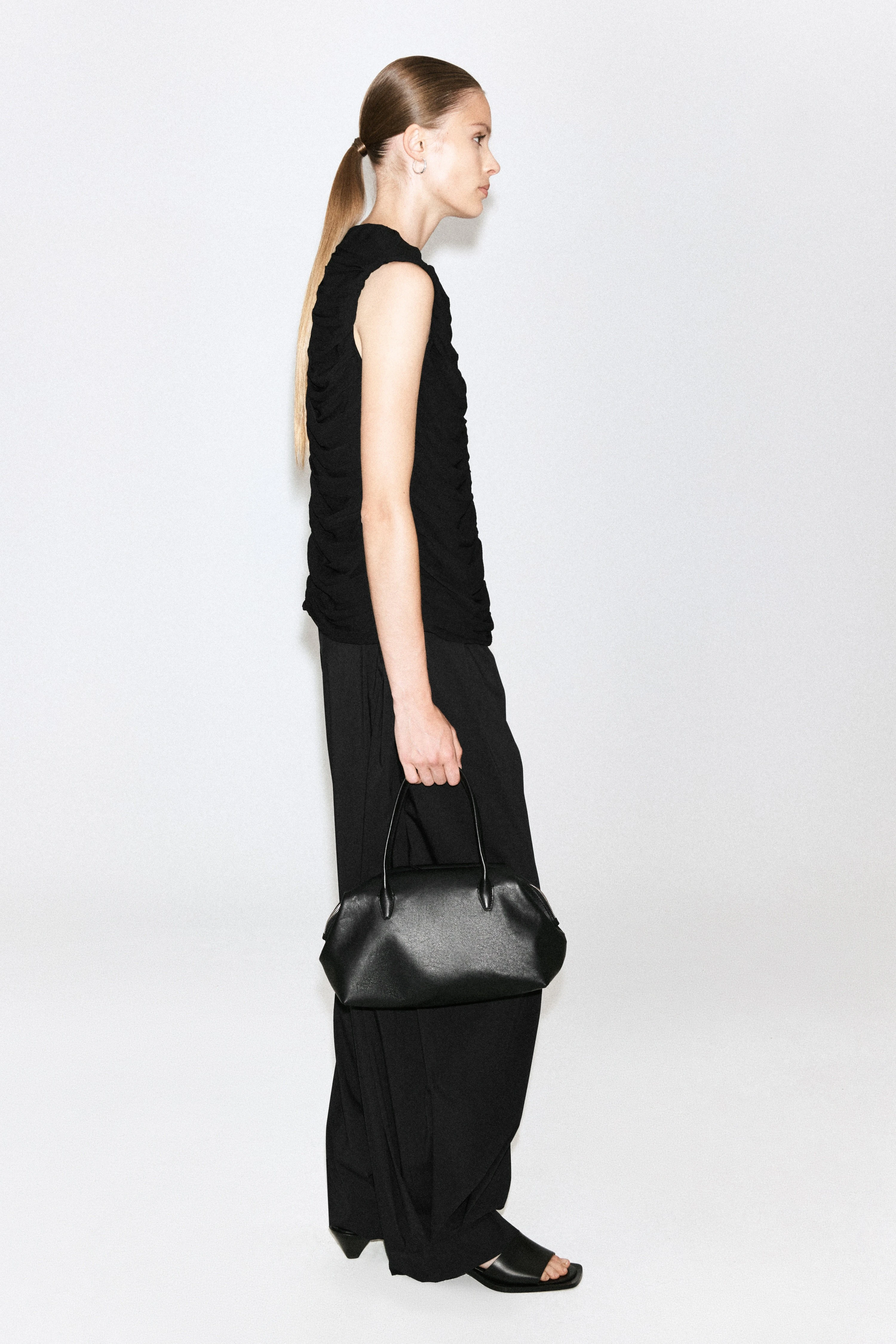 GATHERED PANELLED TOP - 6