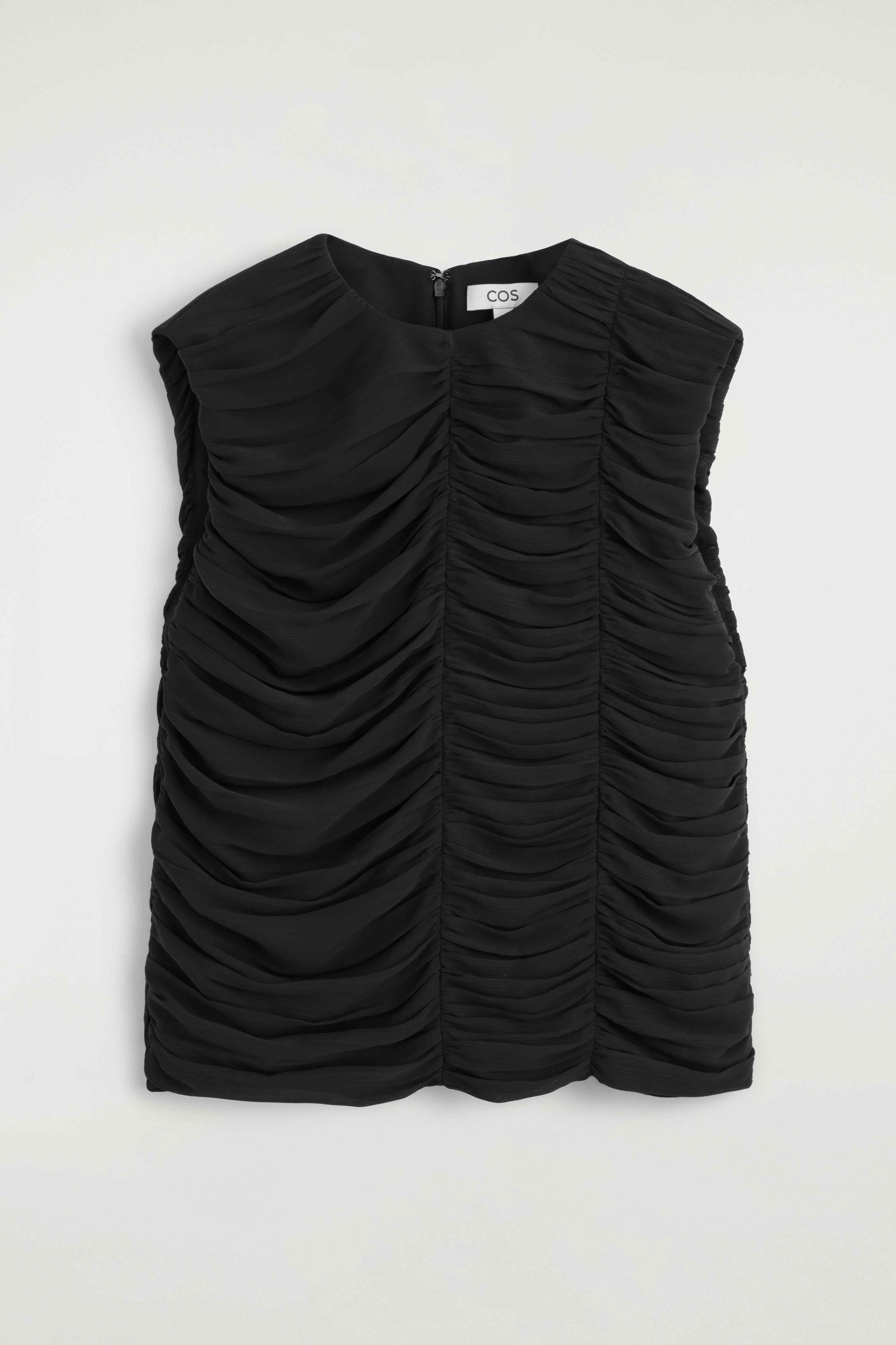 GATHERED PANELLED TOP - 8