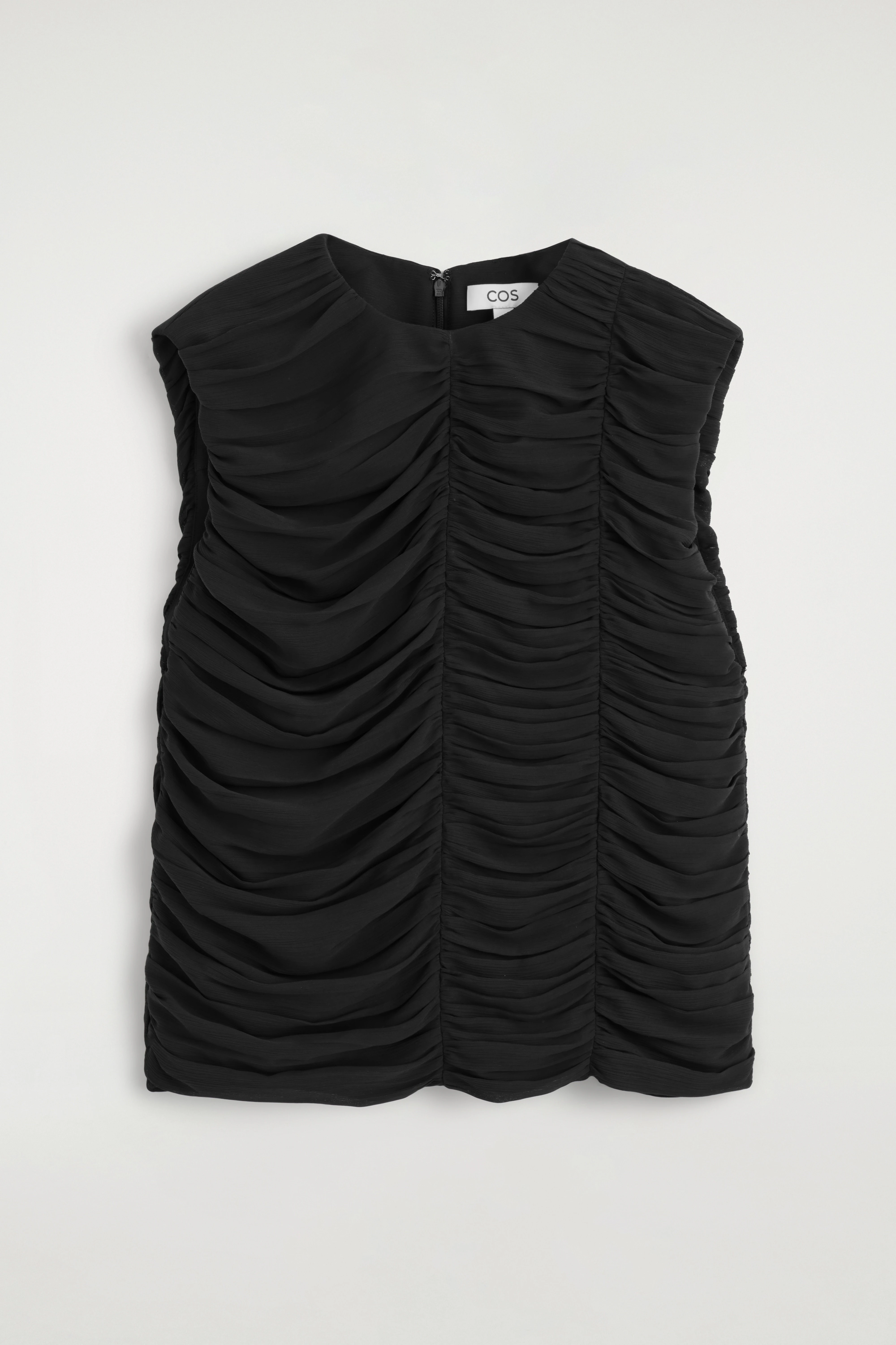 GATHERED PANELLED TOP - 8