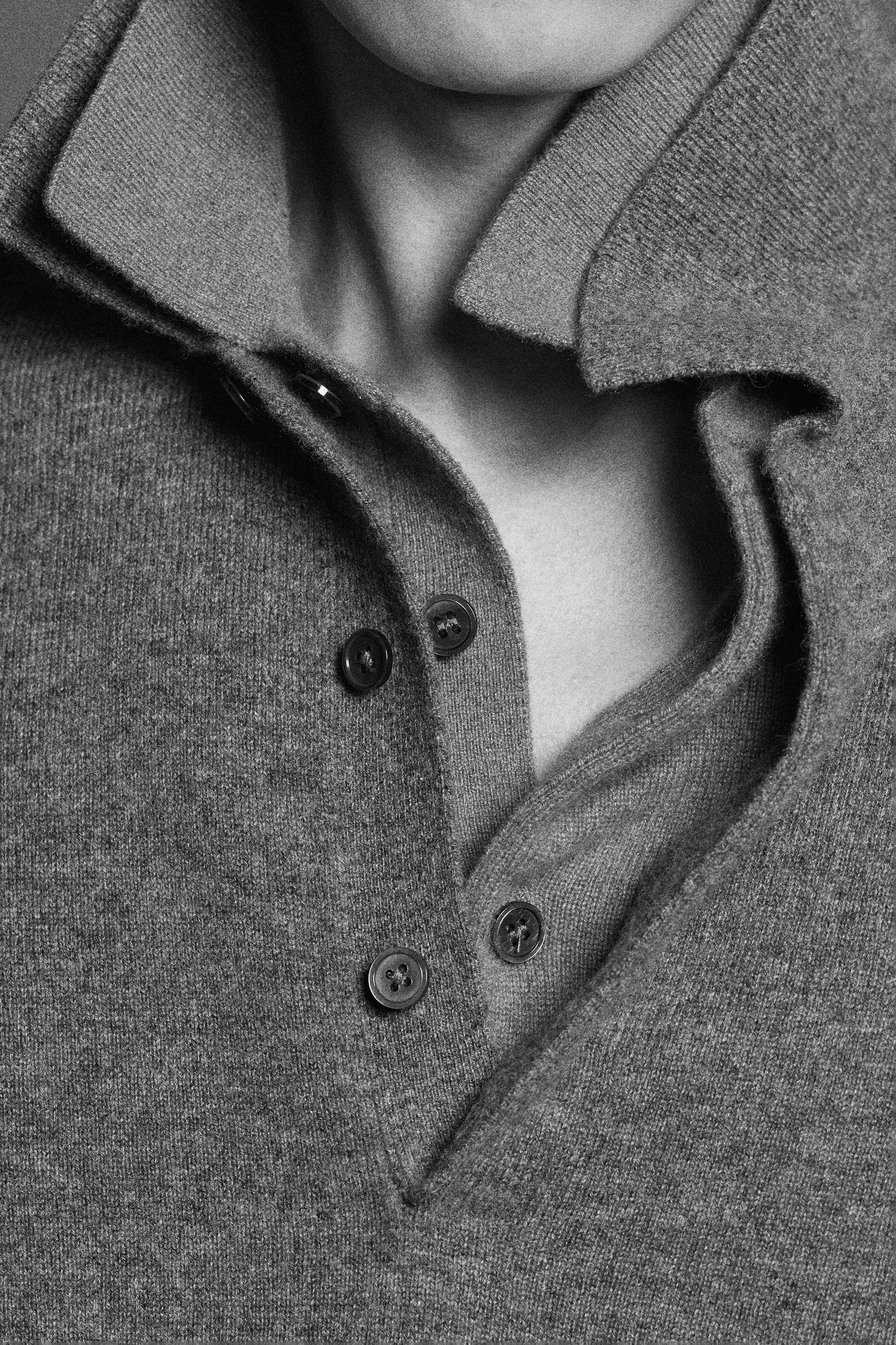 PURE CASHMERE POLO JUMPER - 11
