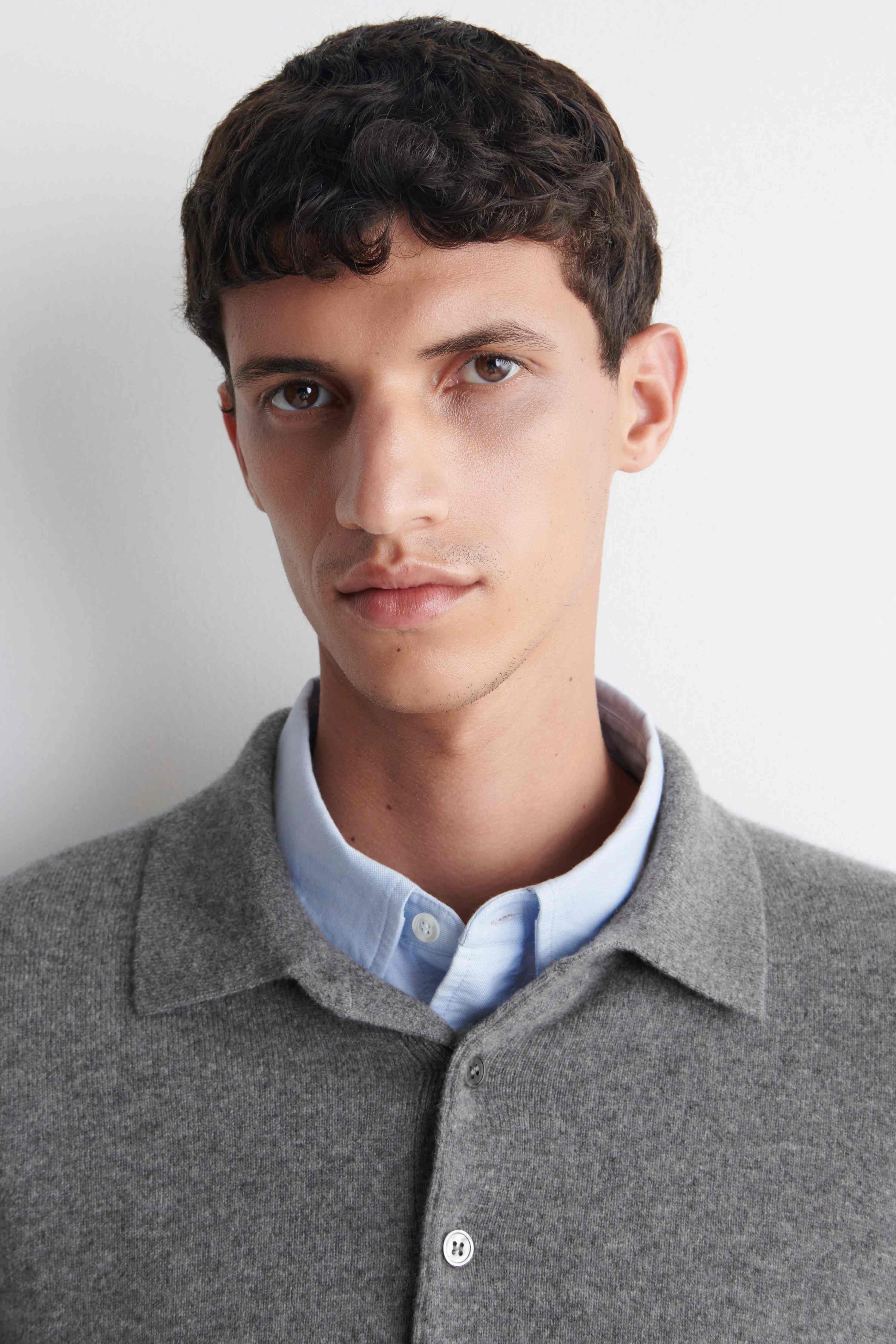 PURE CASHMERE POLO JUMPER - 4