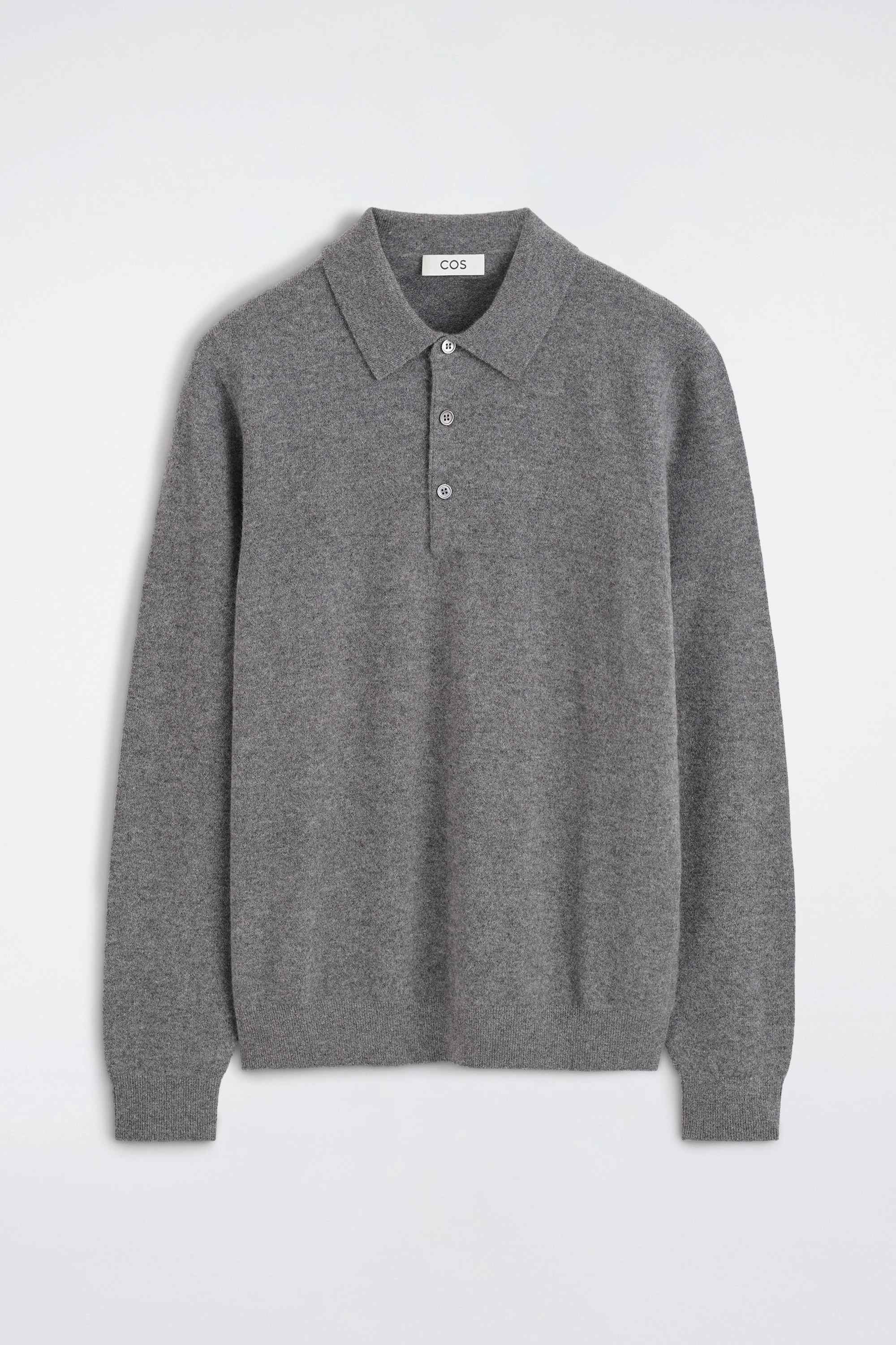 PURE CASHMERE POLO JUMPER - 6