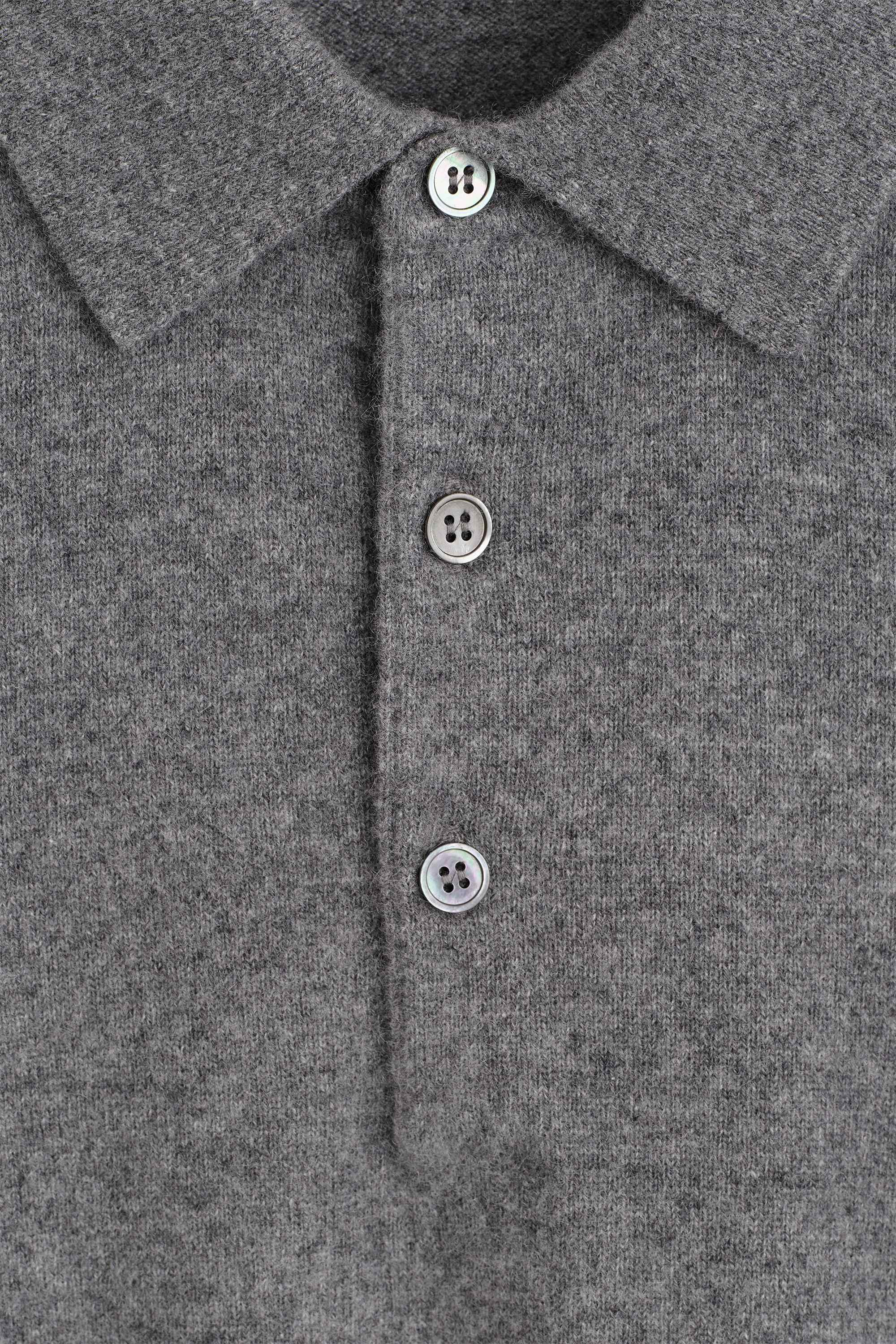 PURE CASHMERE POLO JUMPER - 7