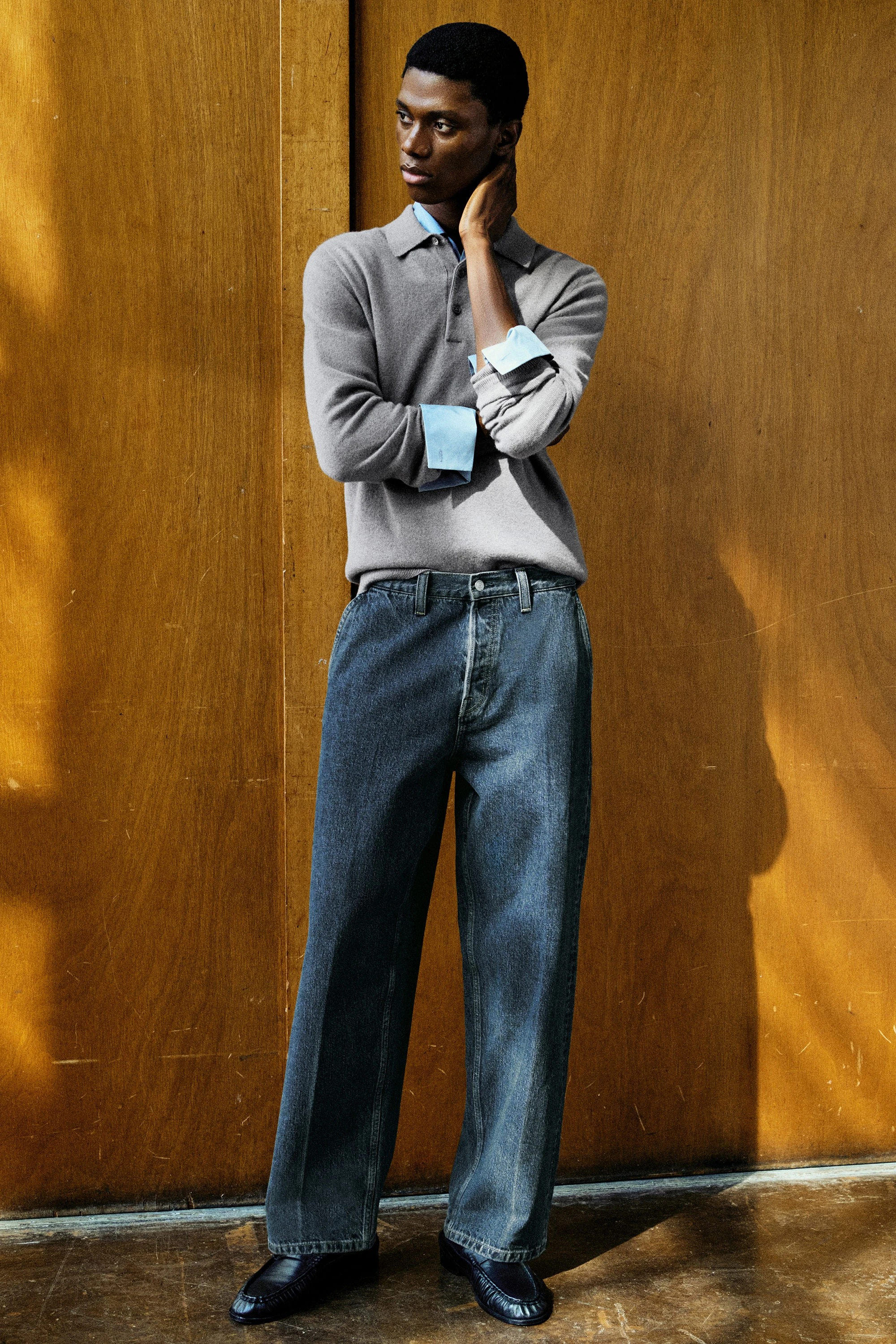 PURE CASHMERE POLO JUMPER - 8