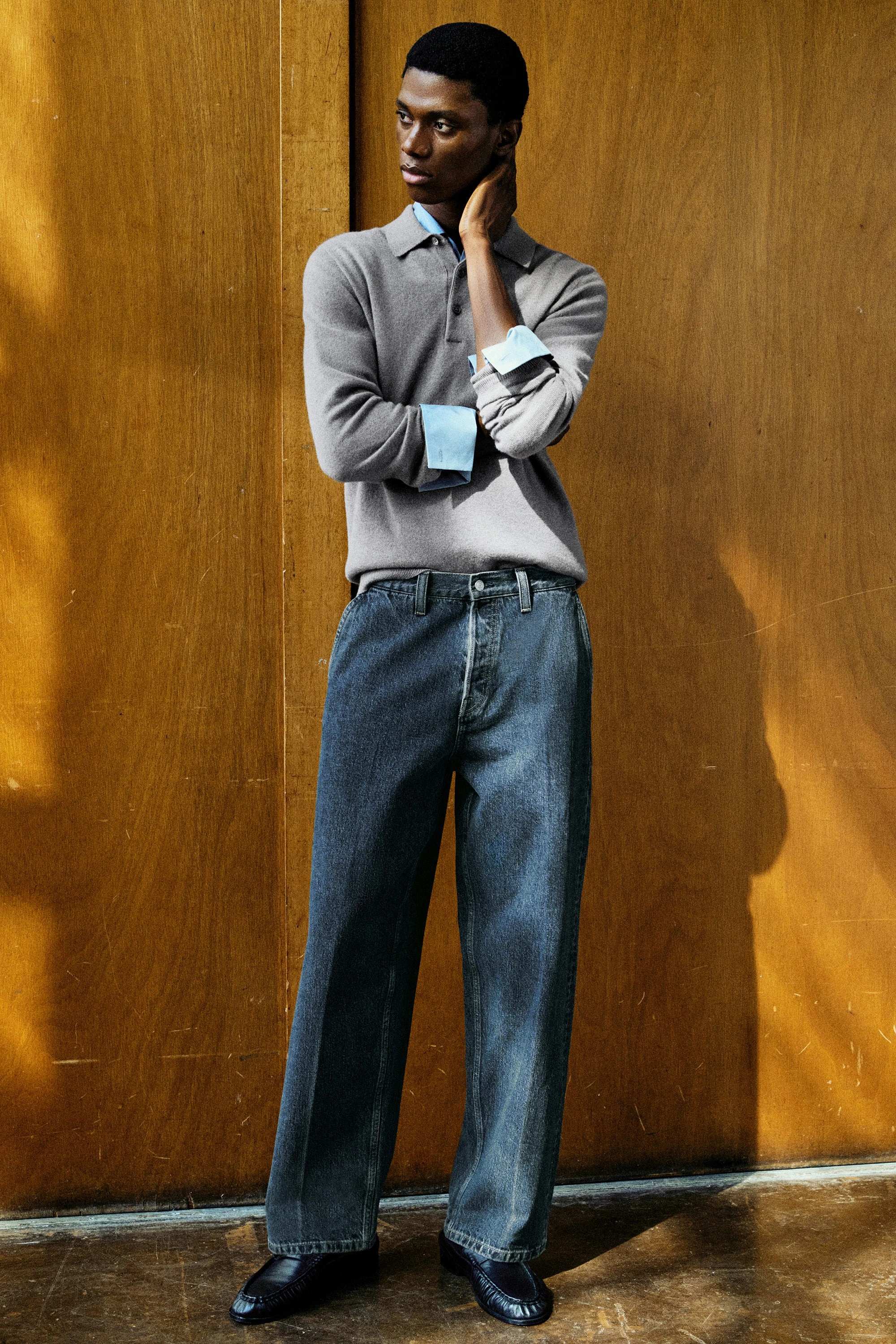 PURE CASHMERE POLO JUMPER - 8