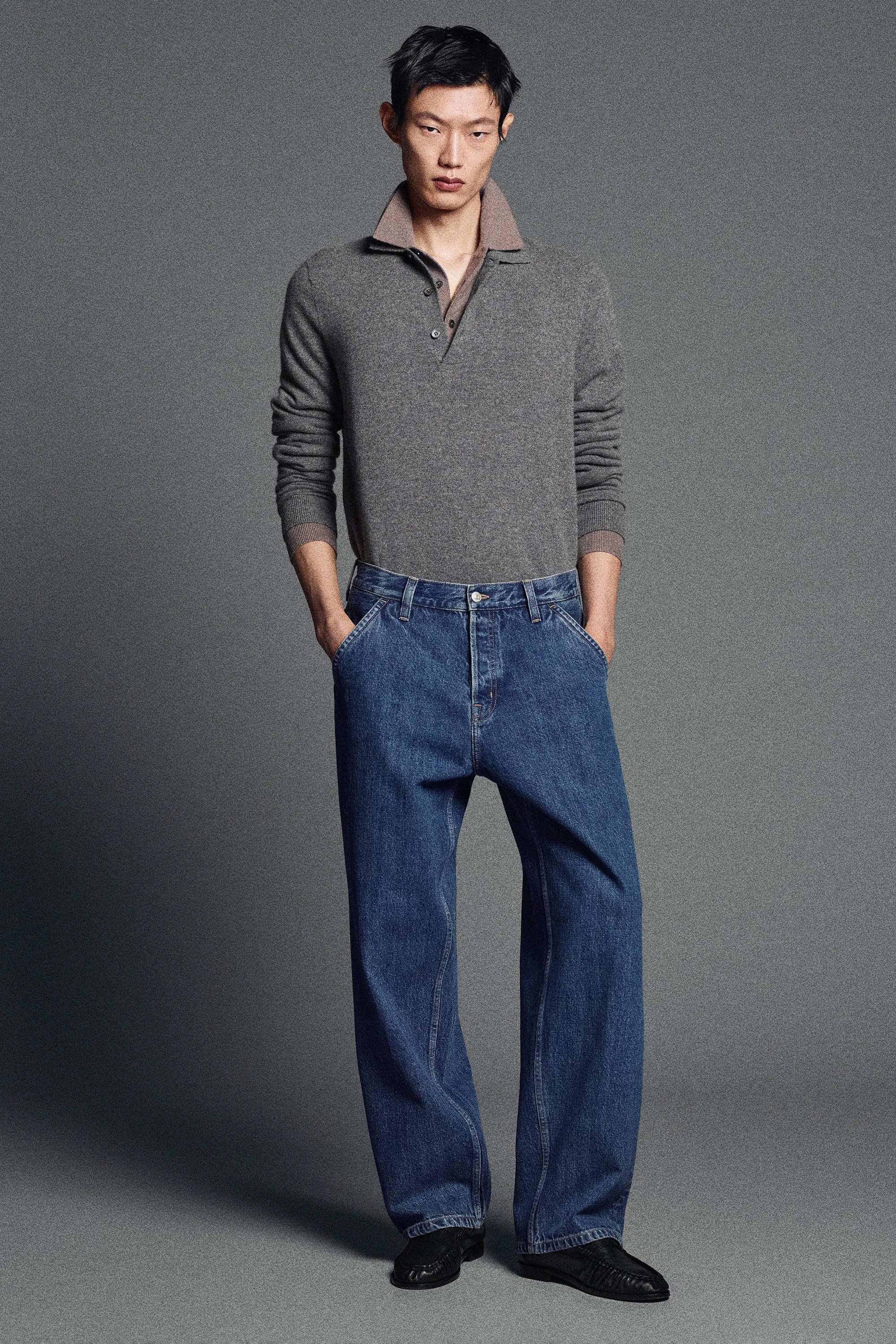 PURE CASHMERE POLO JUMPER - 10