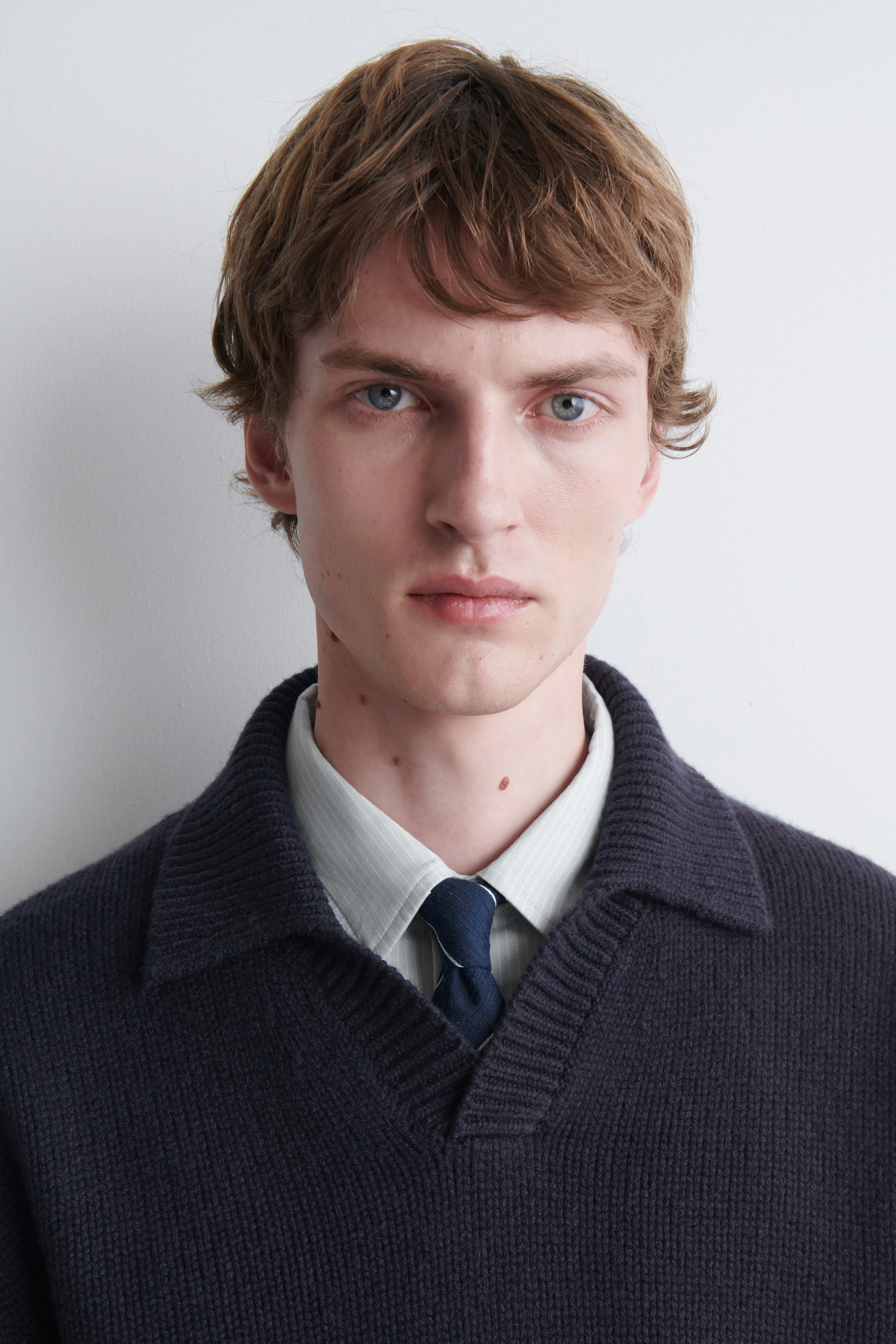 CHUNKY CASHMERE POLO JUMPER - 5