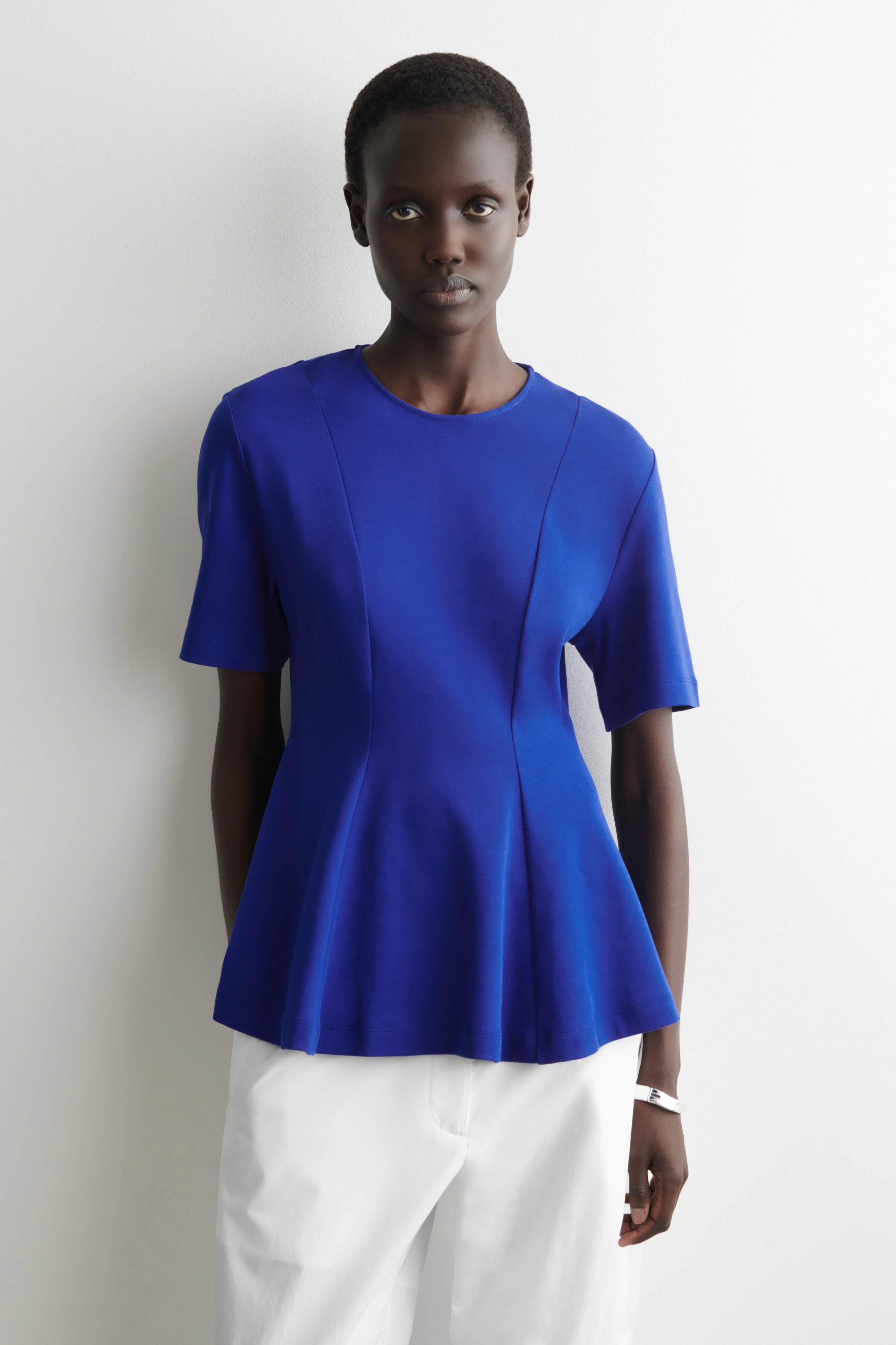 WAISTED COTTON T-SHIRT