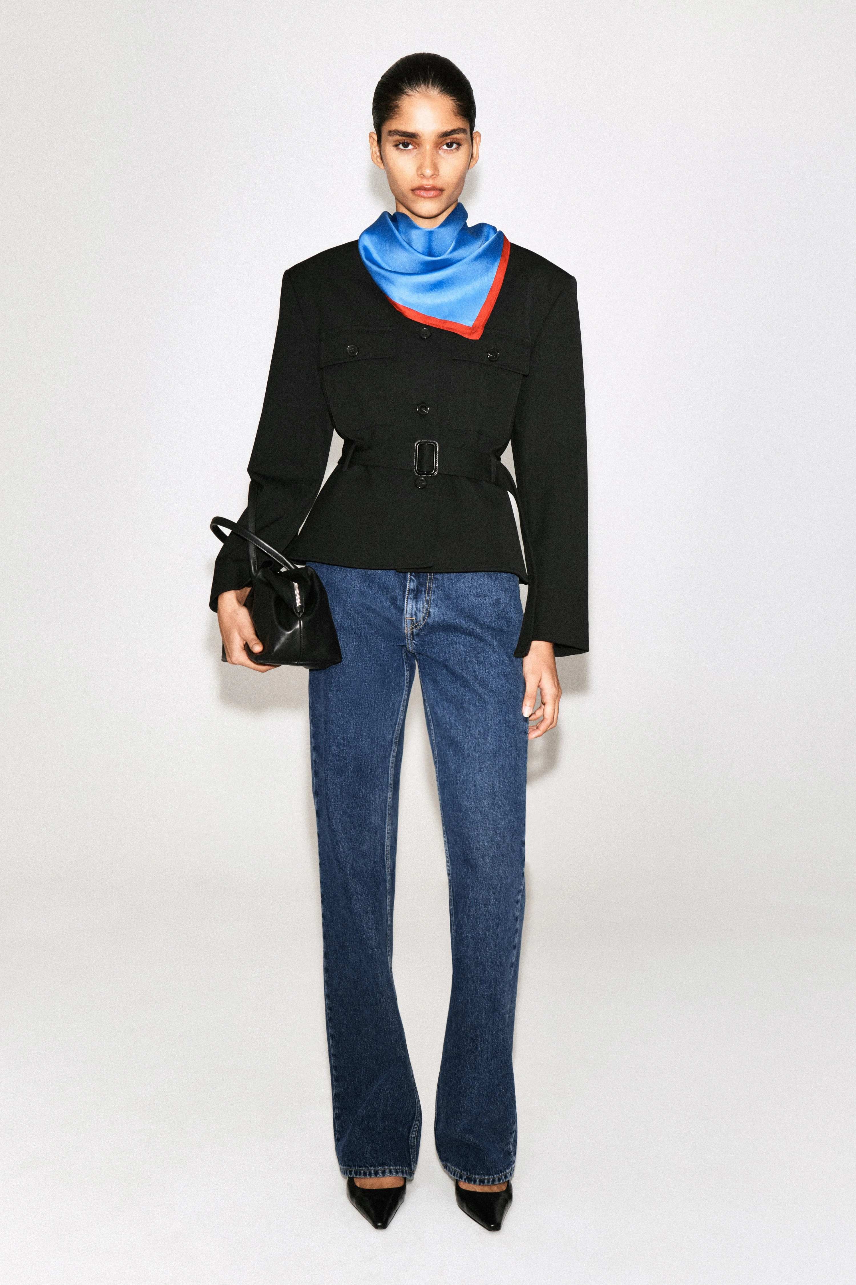 BELTED PEPLUM JACKET - 4