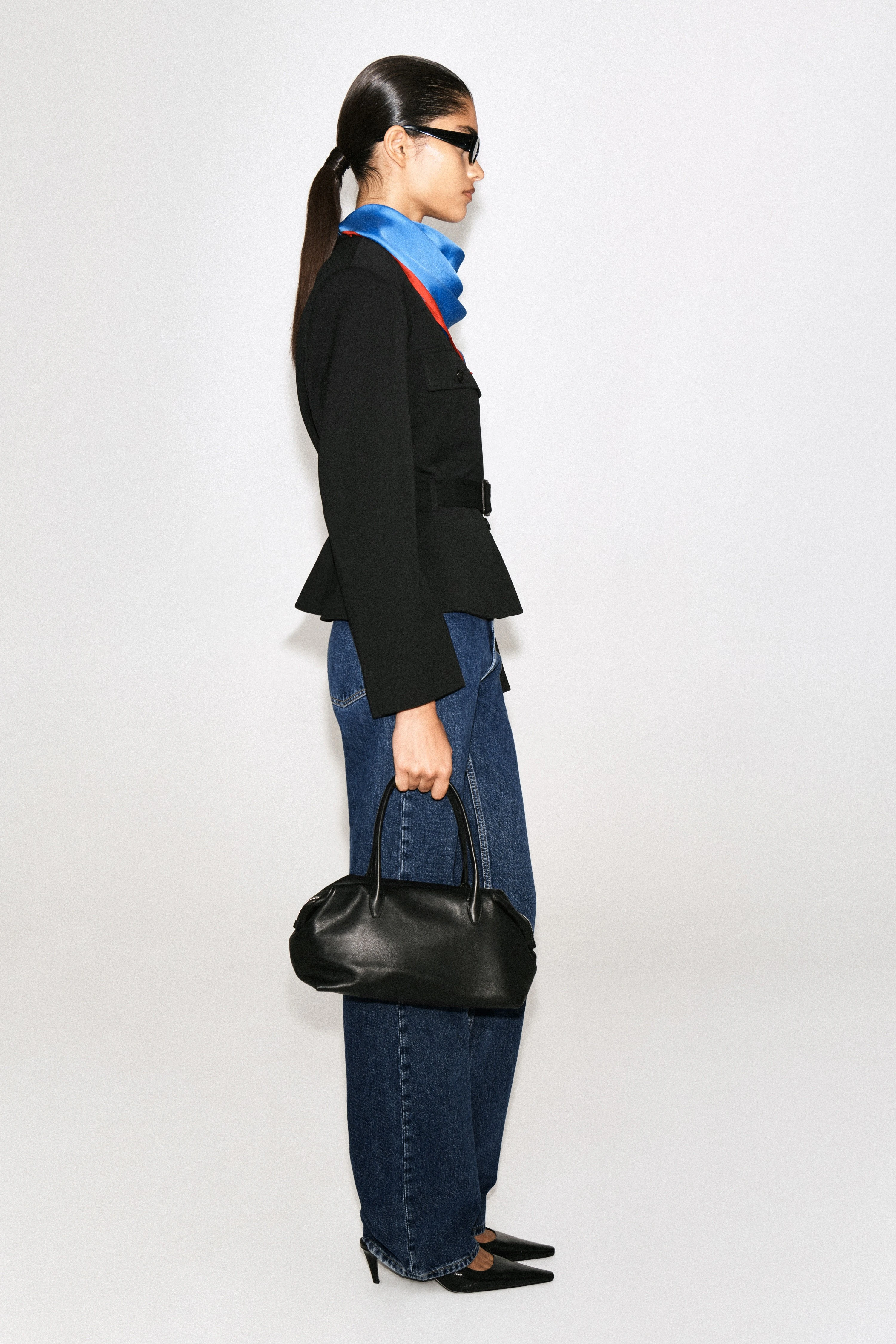 BELTED PEPLUM JACKET - 5