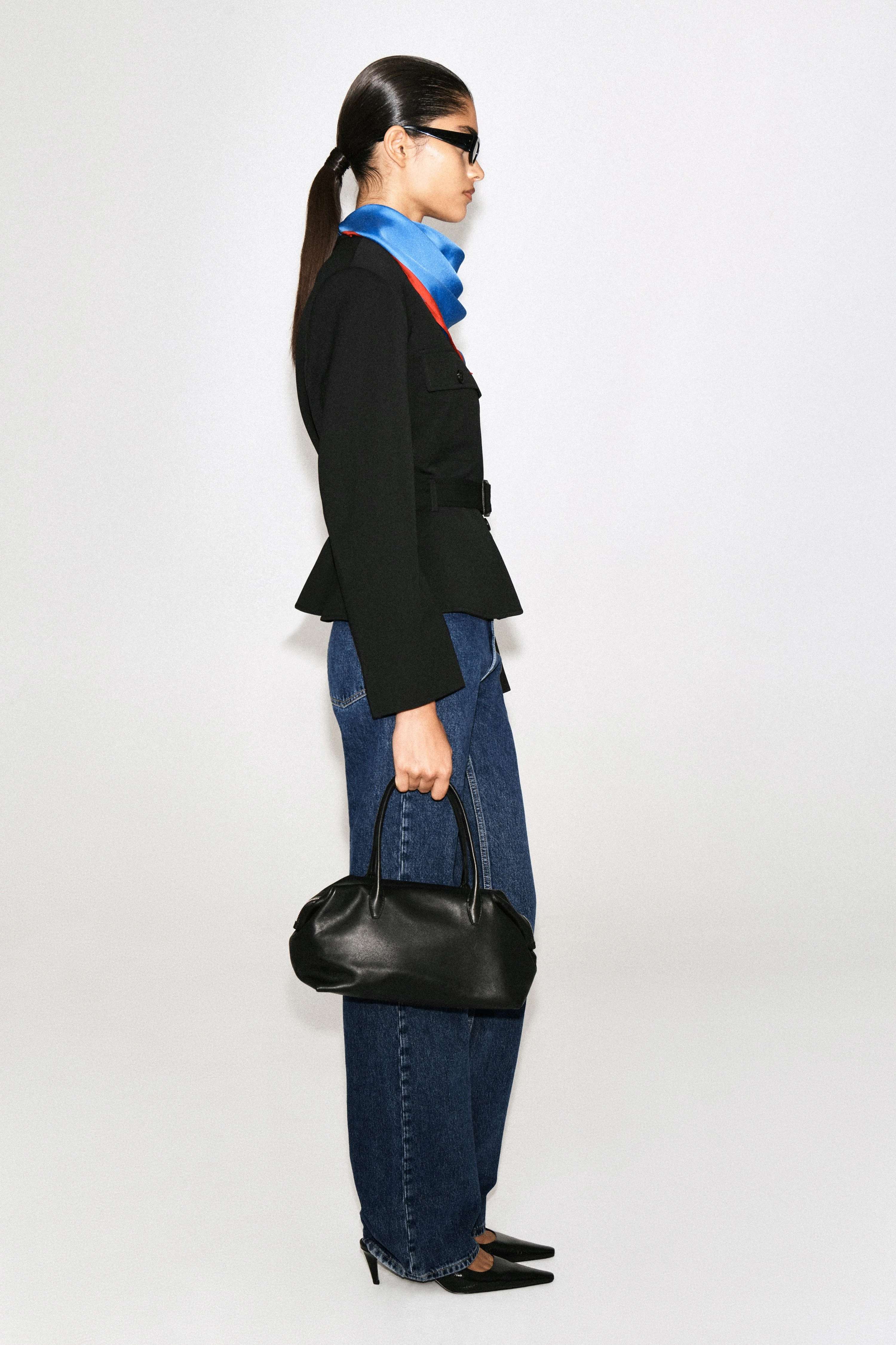 BELTED PEPLUM JACKET - 5
