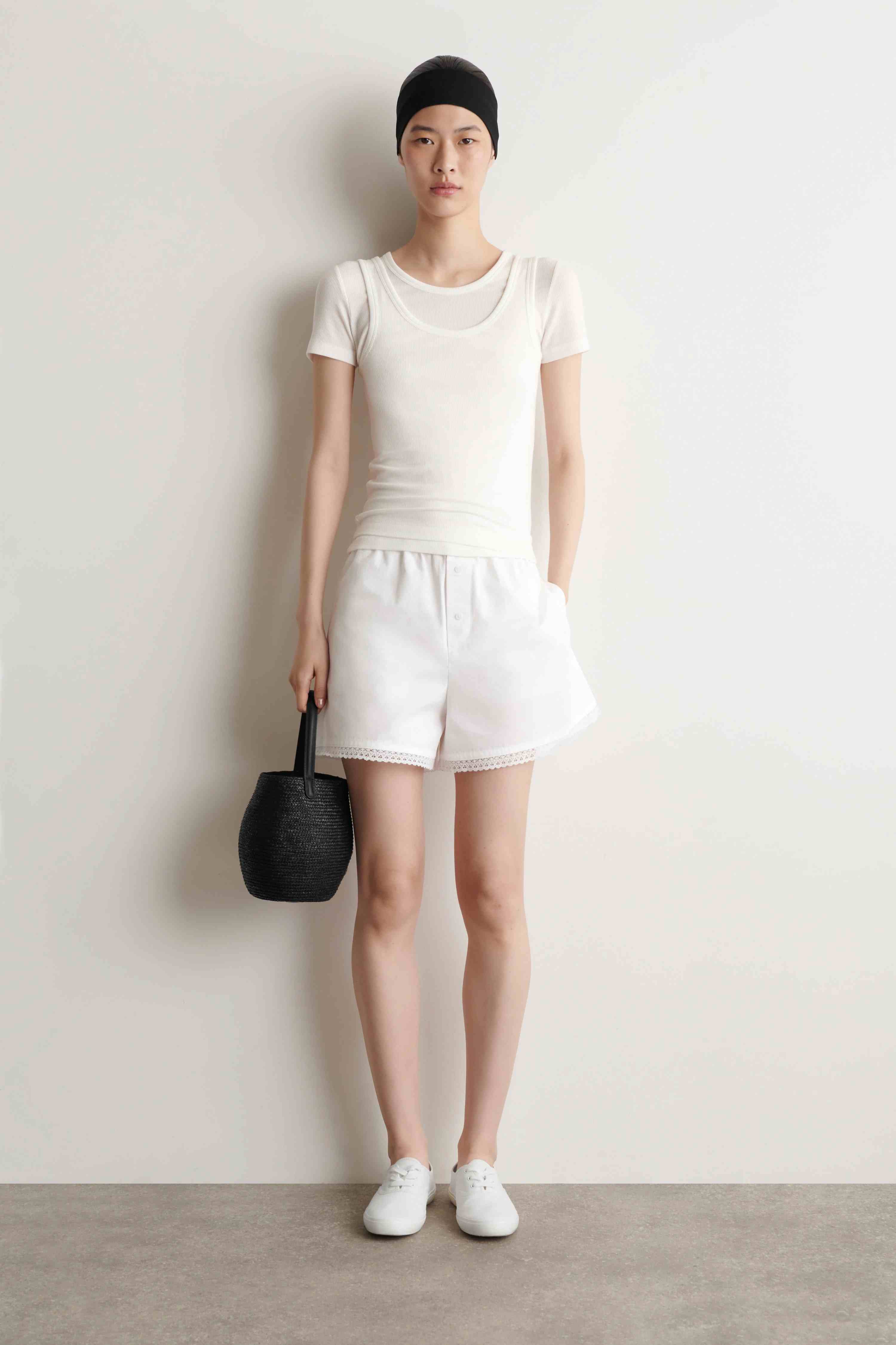 LAYERED RIBBED-JERSEY T-SHIRT - 3