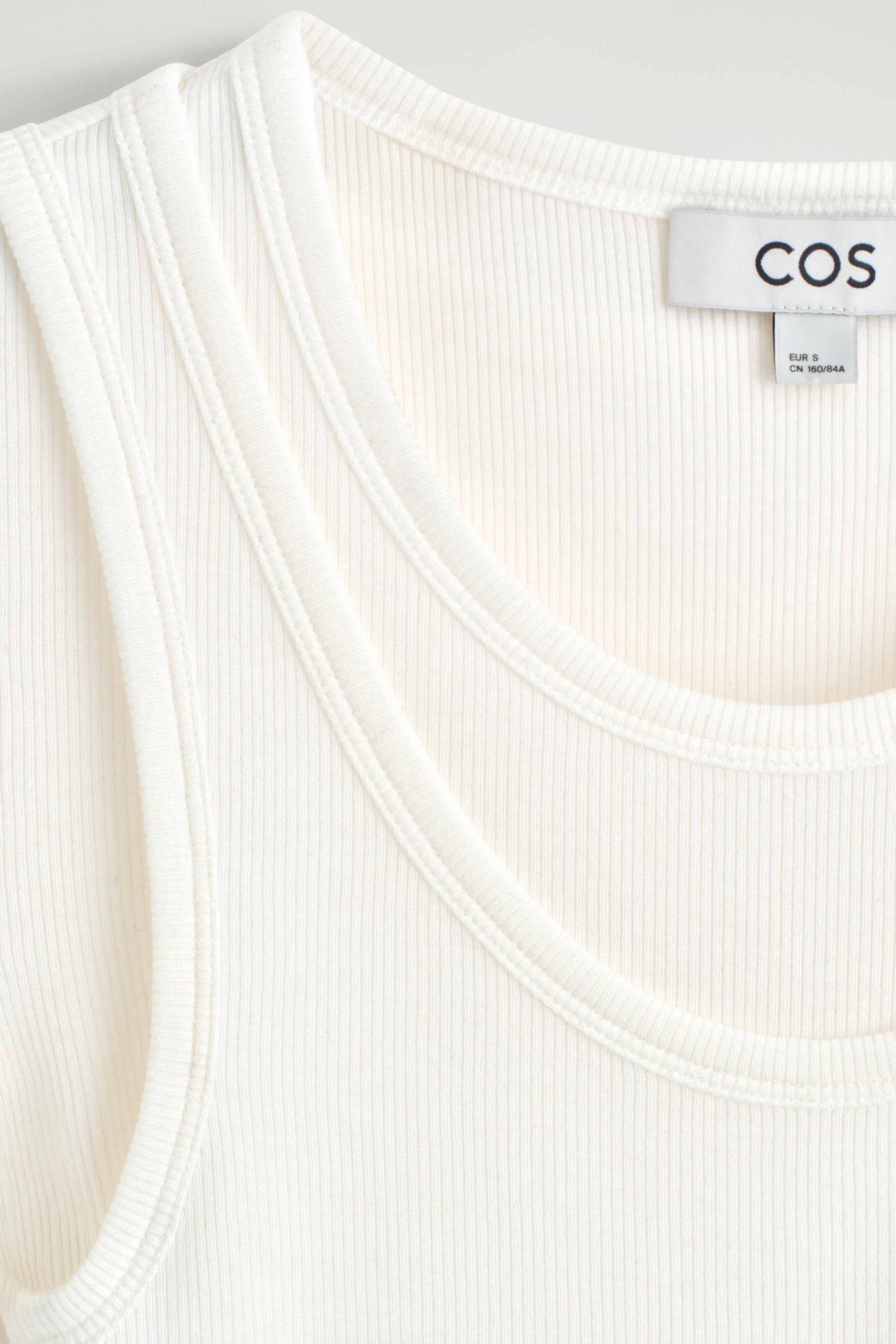 LAYERED RIBBED-JERSEY T-SHIRT - 7