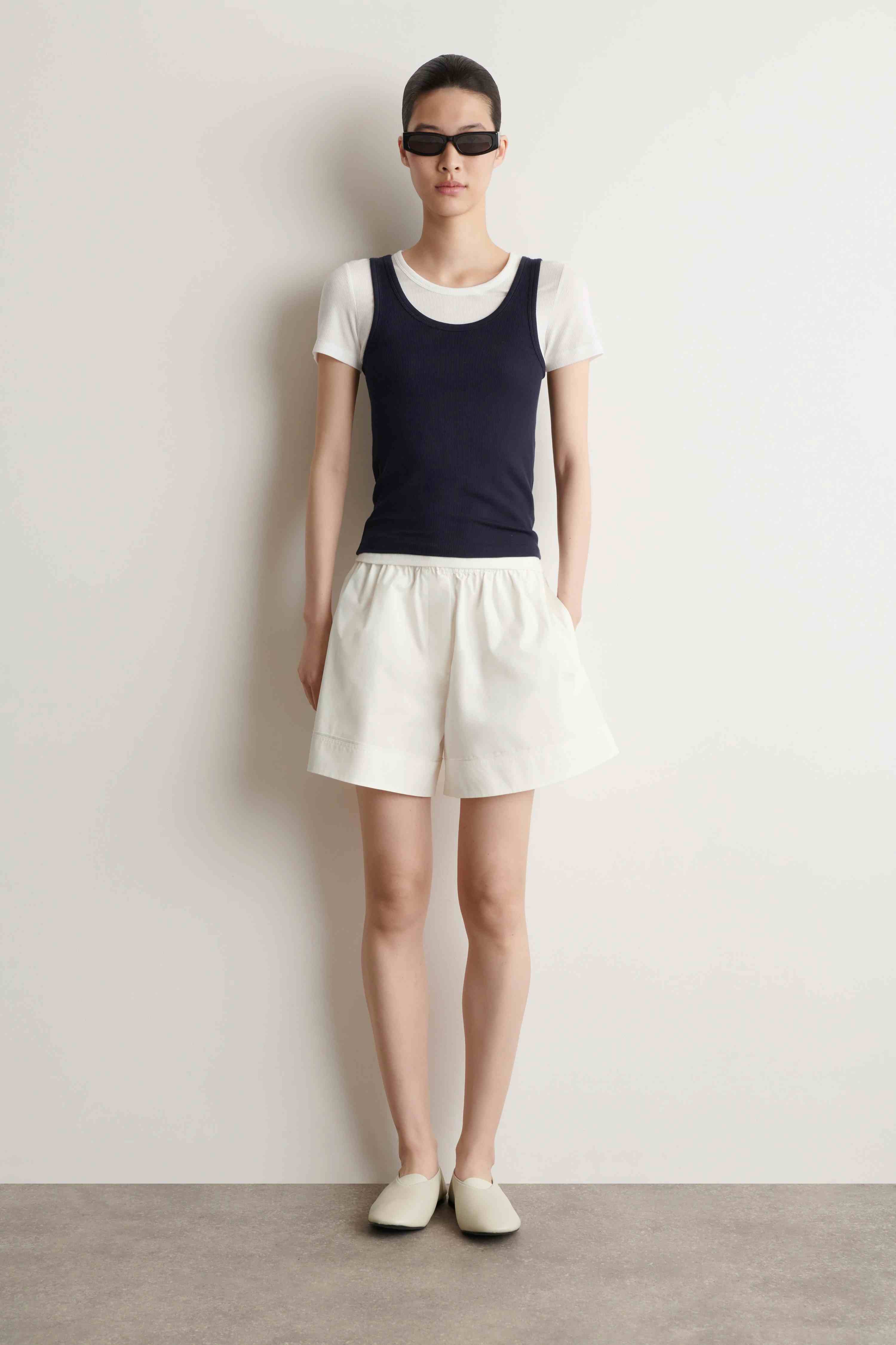LAYERED RIBBED-JERSEY T-SHIRT - 4