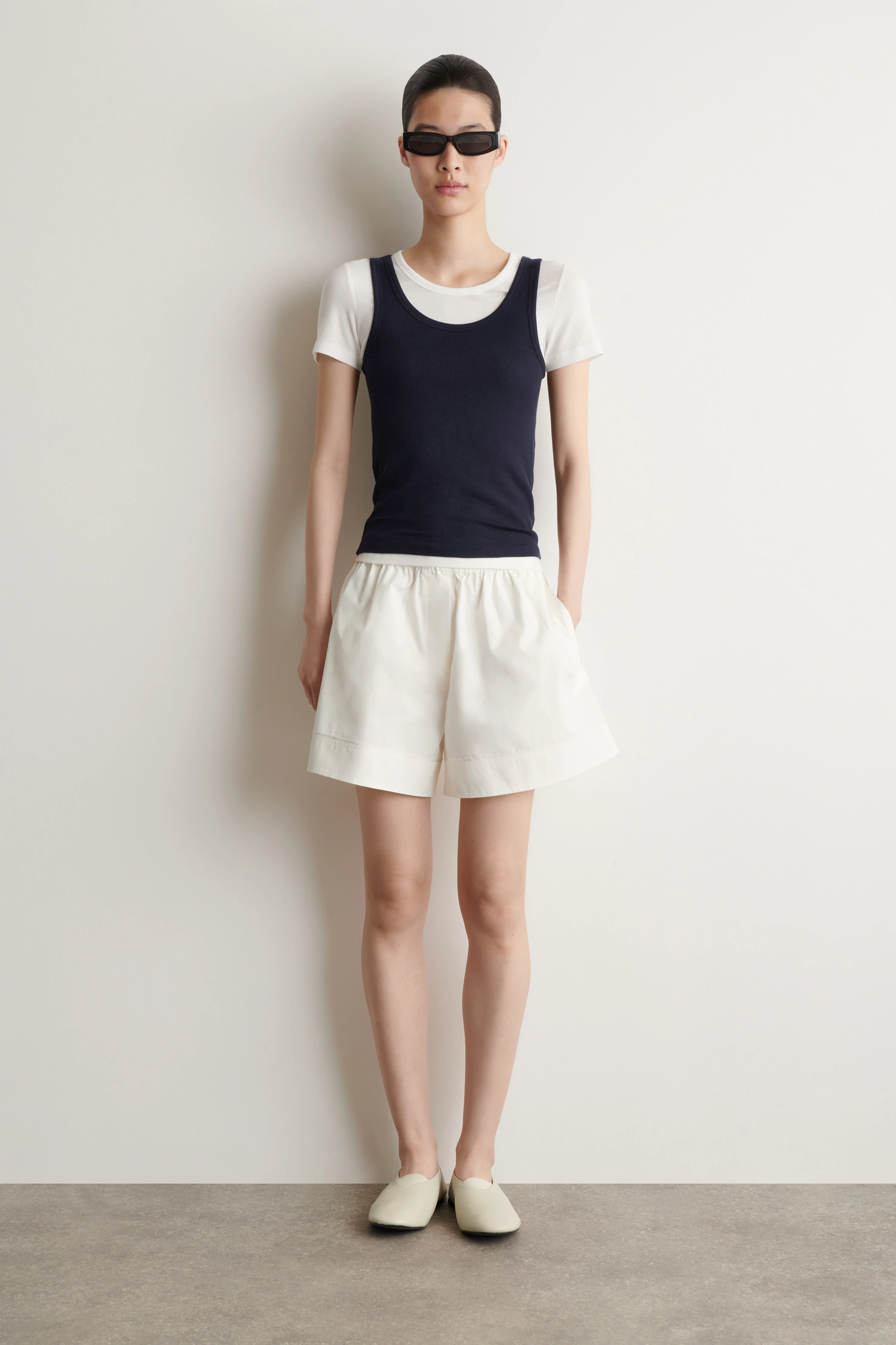 LAYERED RIBBED-JERSEY T-SHIRT - 4