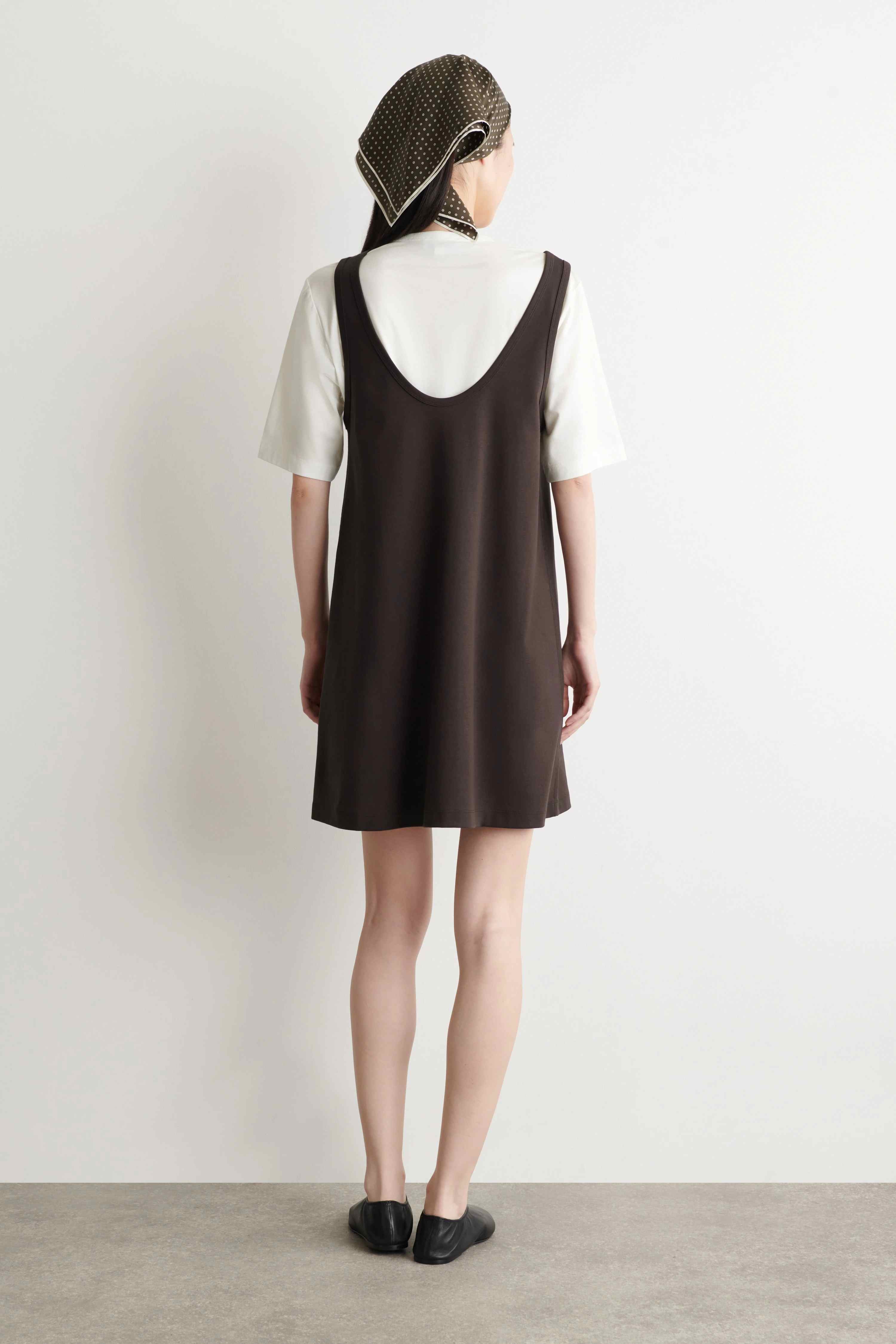 LAYERED JERSEY MINI T-SHIRT DRESS - 2