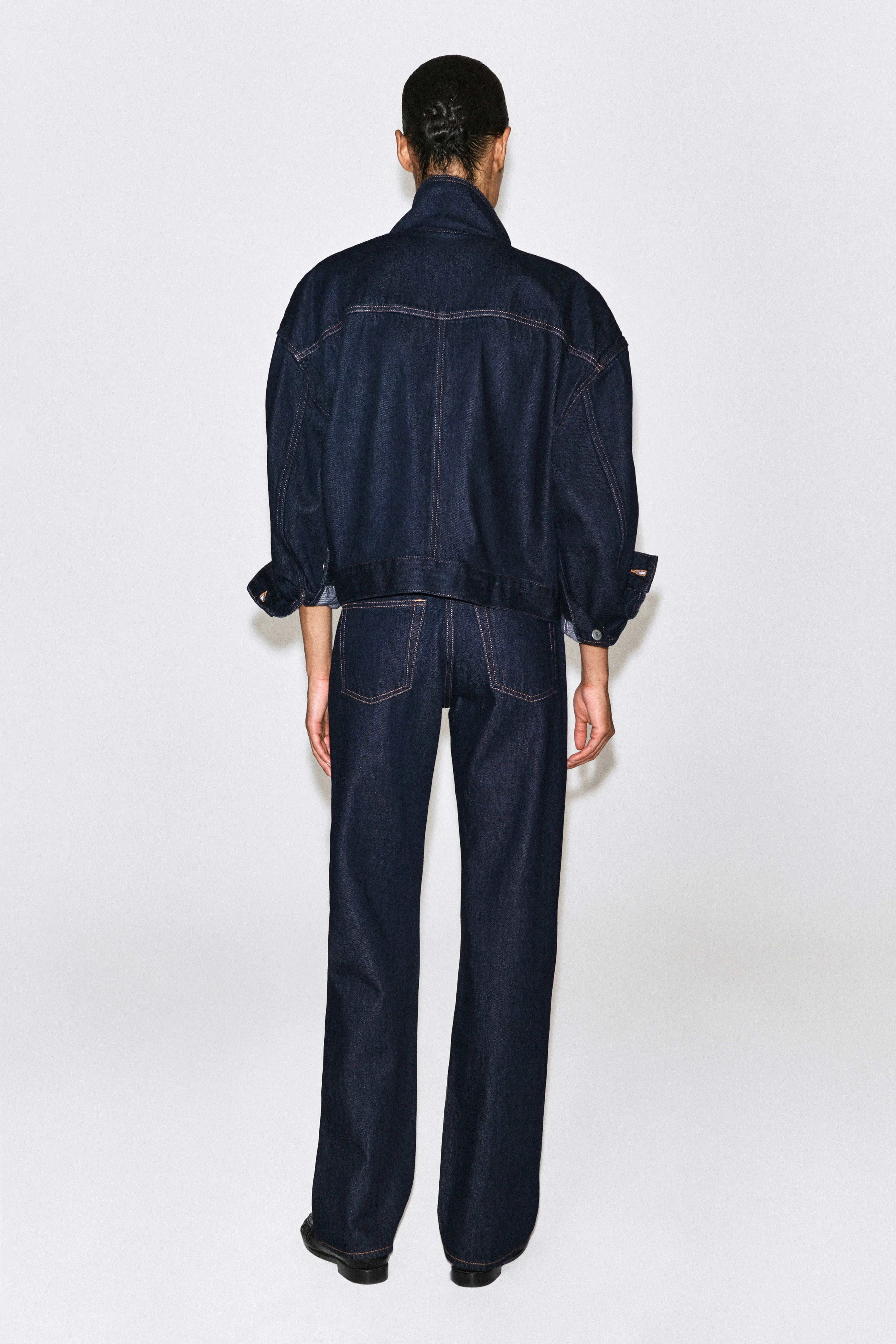 CHORD STRAIGHT-LEG JEANS