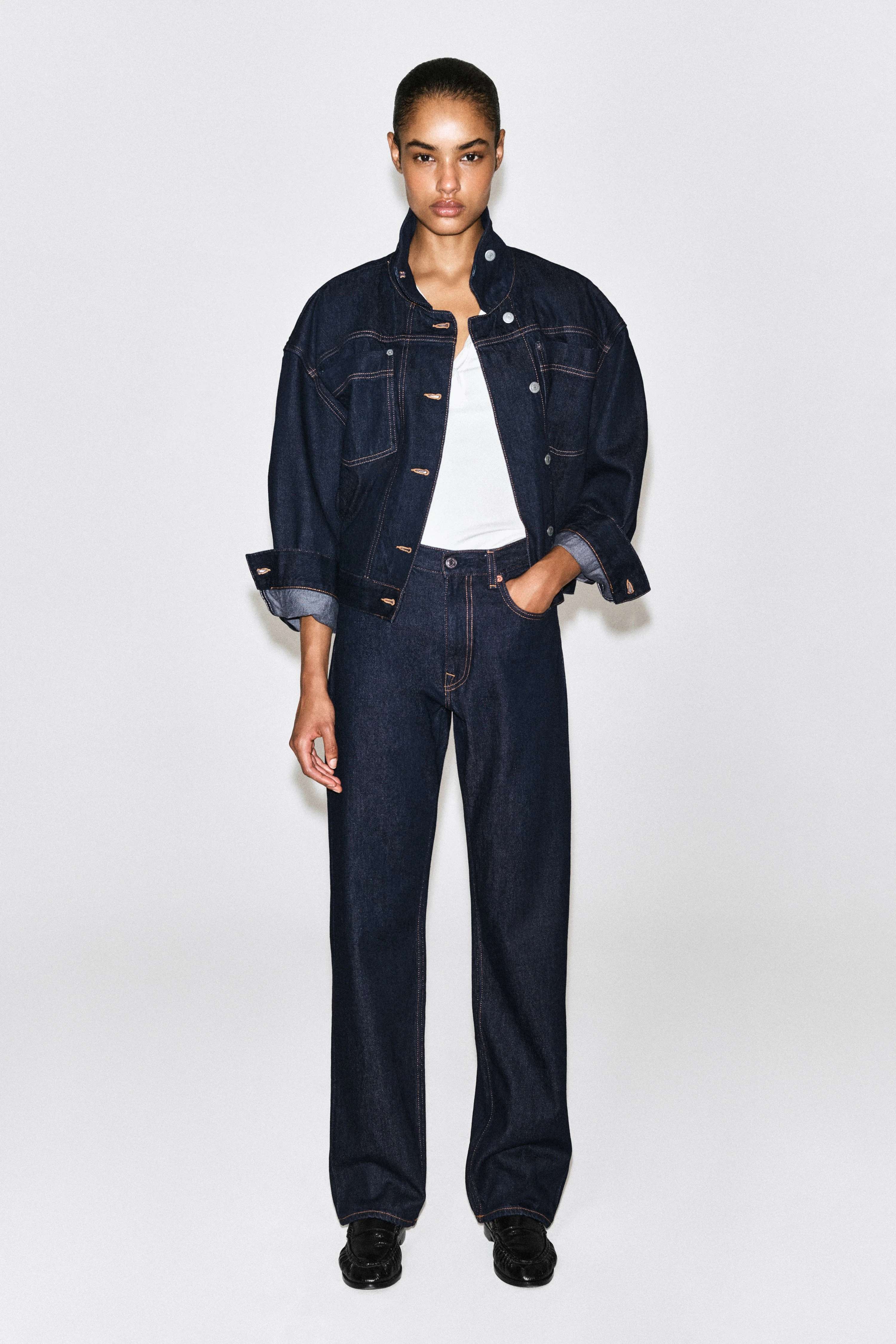 CHORD STRAIGHT-LEG JEANS - 3