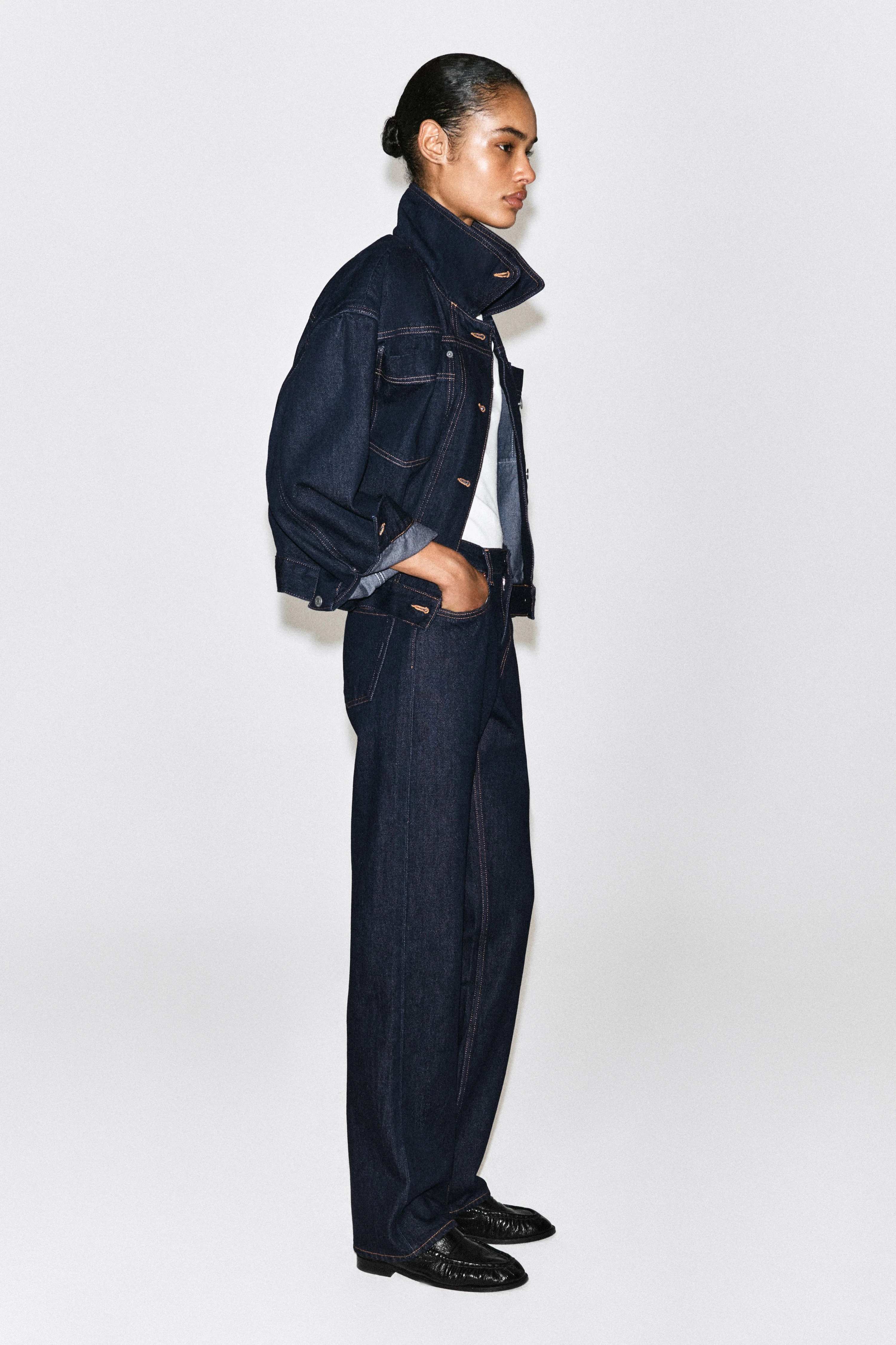 CHORD STRAIGHT-LEG JEANS - 4