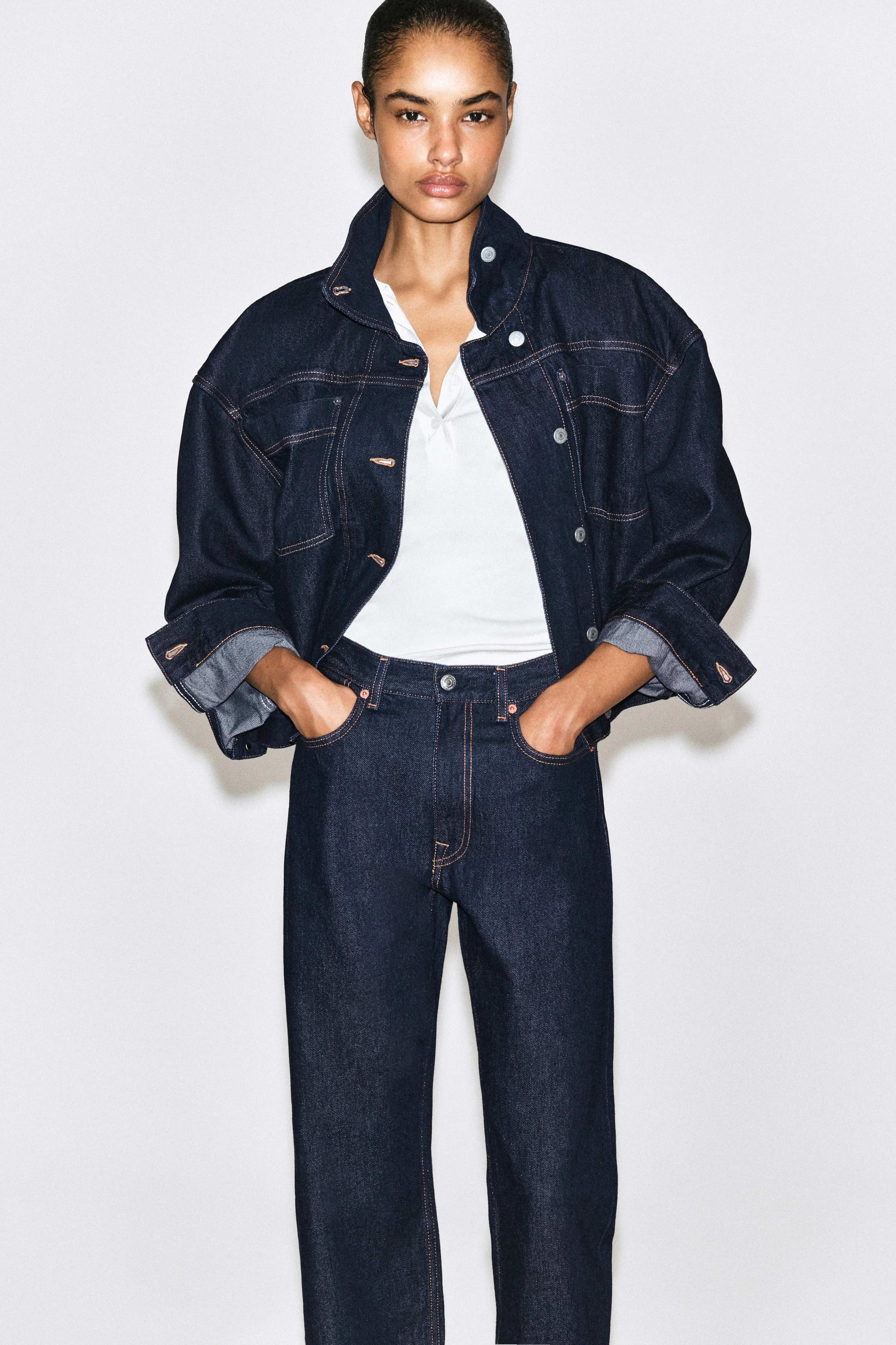 CHORD STRAIGHT-LEG JEANS - 5