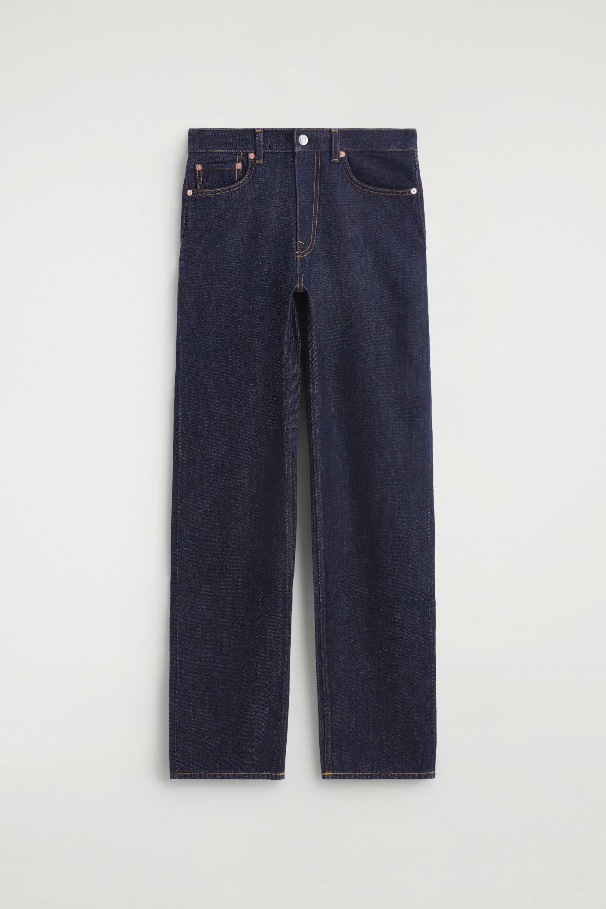 CHORD STRAIGHT-LEG JEANS - 6