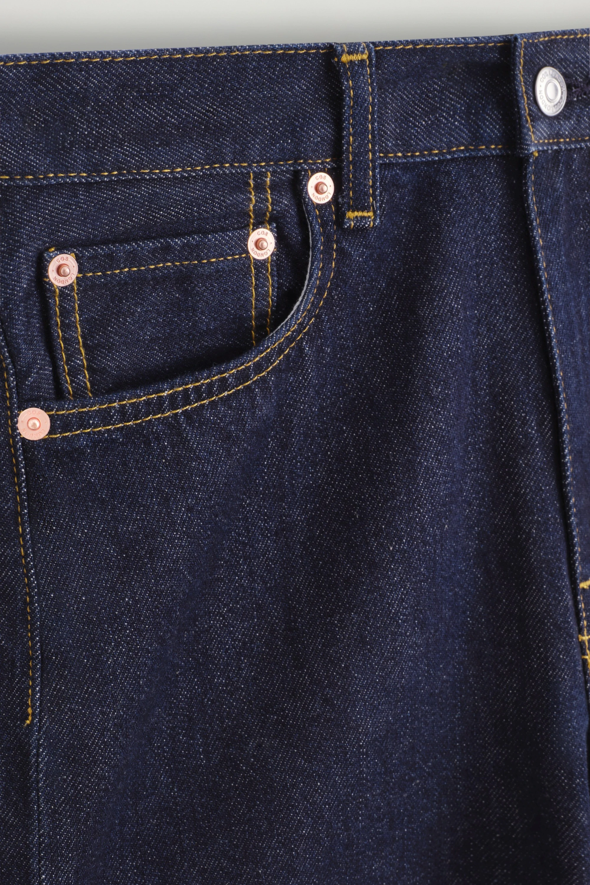 CHORD STRAIGHT-LEG JEANS - 7