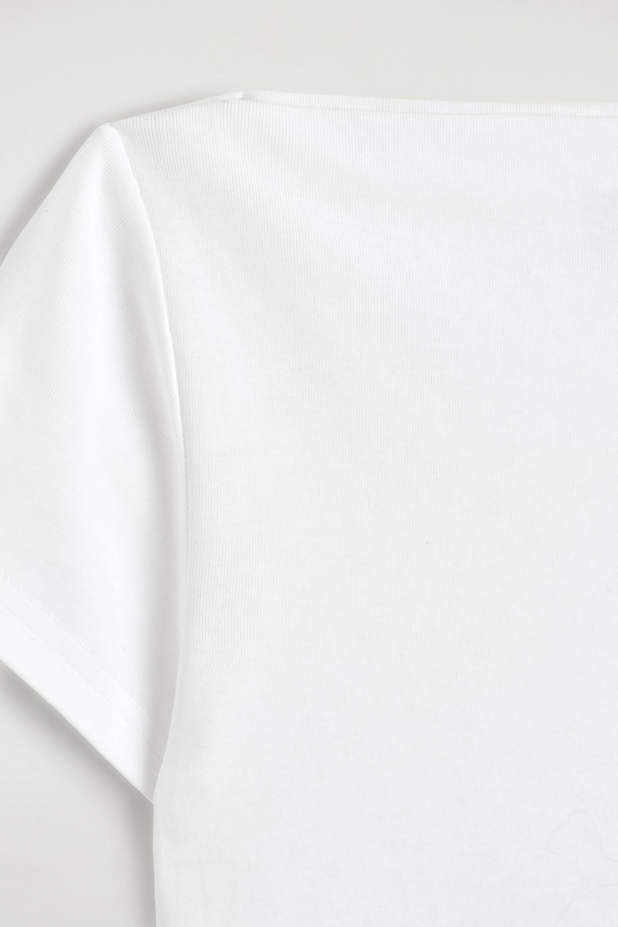 SLIM BOAT-NECK COTTON T-SHIRT - 7