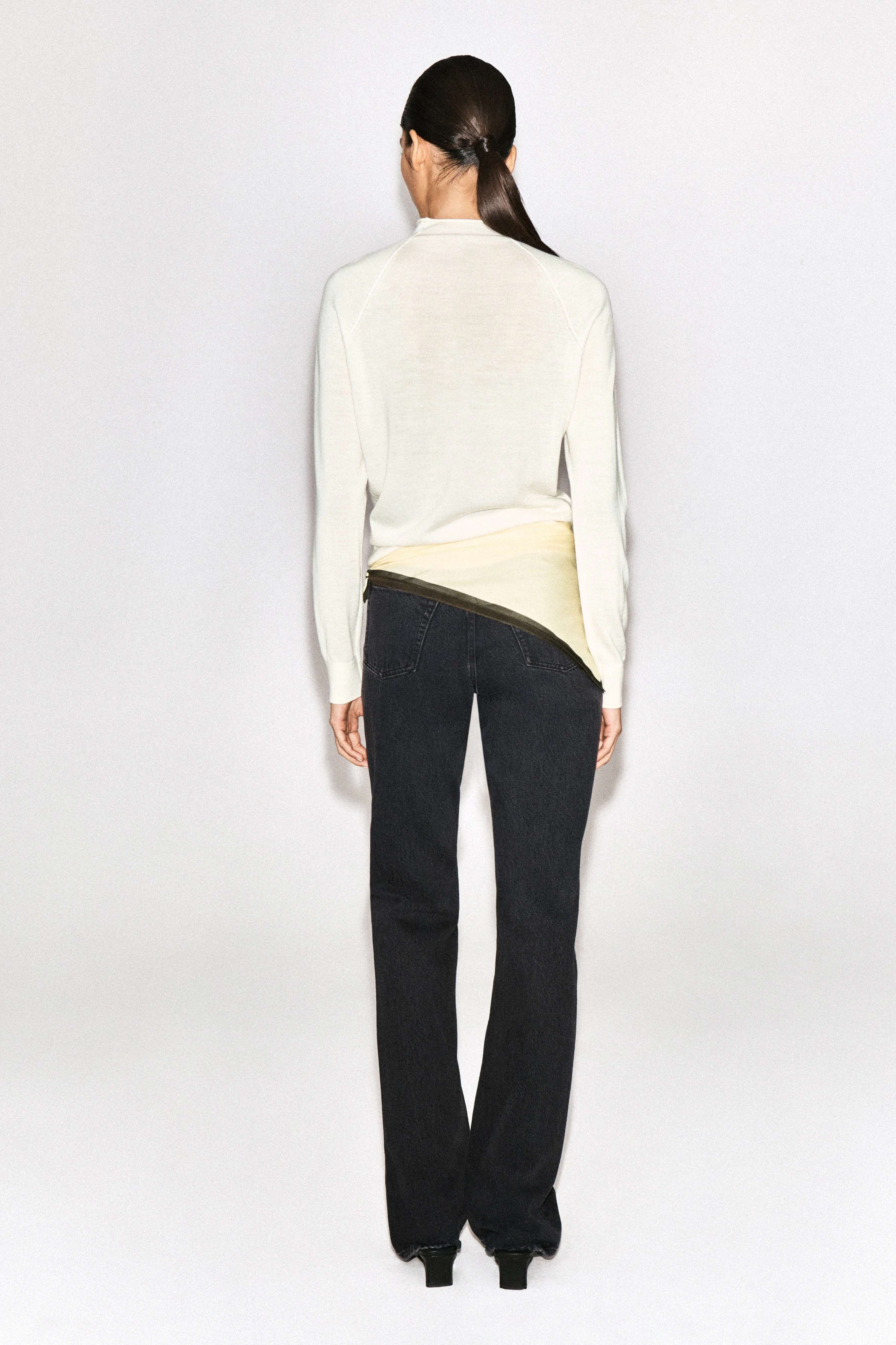 MERINO WOOL FUNNEL-NECK JUMPER - 2
