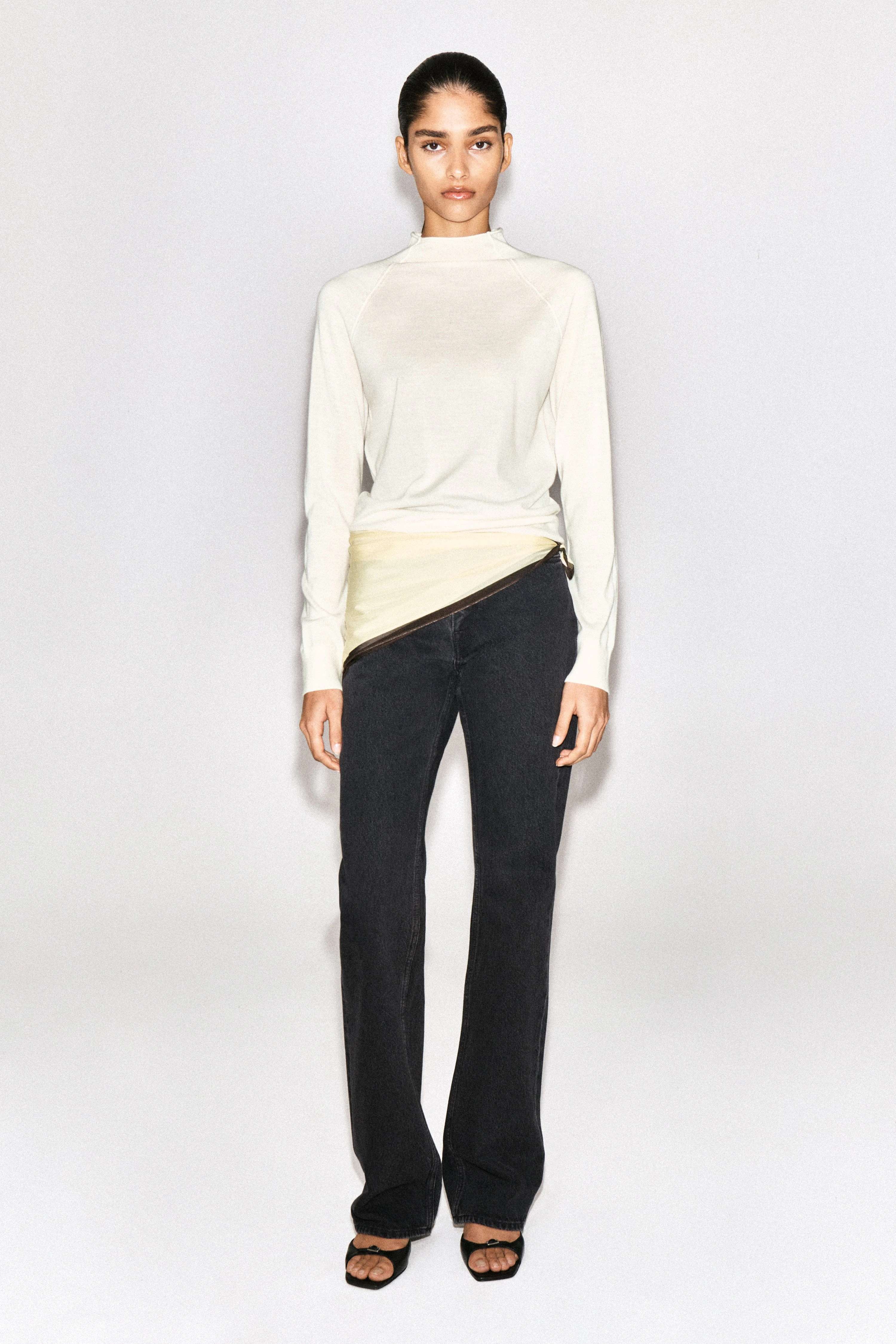 MERINO WOOL FUNNEL-NECK JUMPER - 3