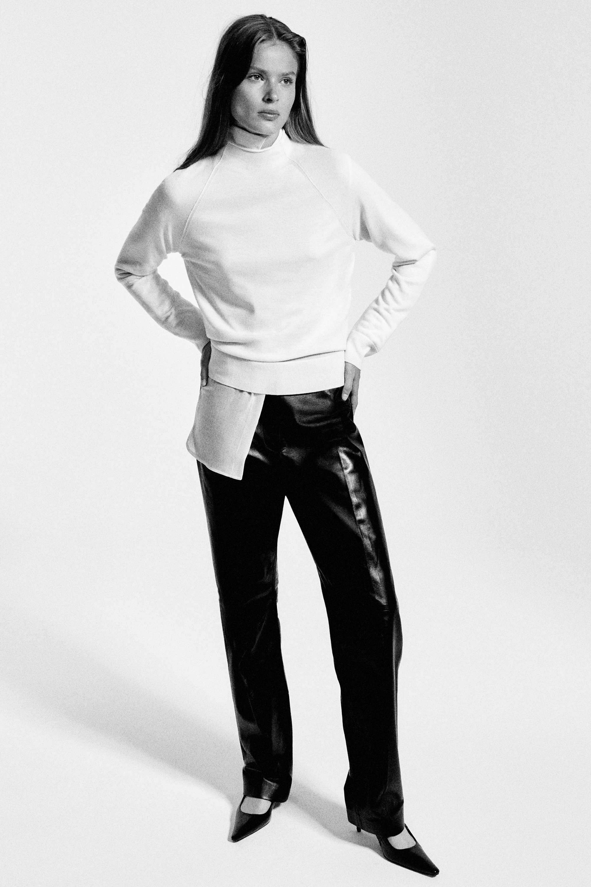 MERINO WOOL FUNNEL-NECK JUMPER - 9