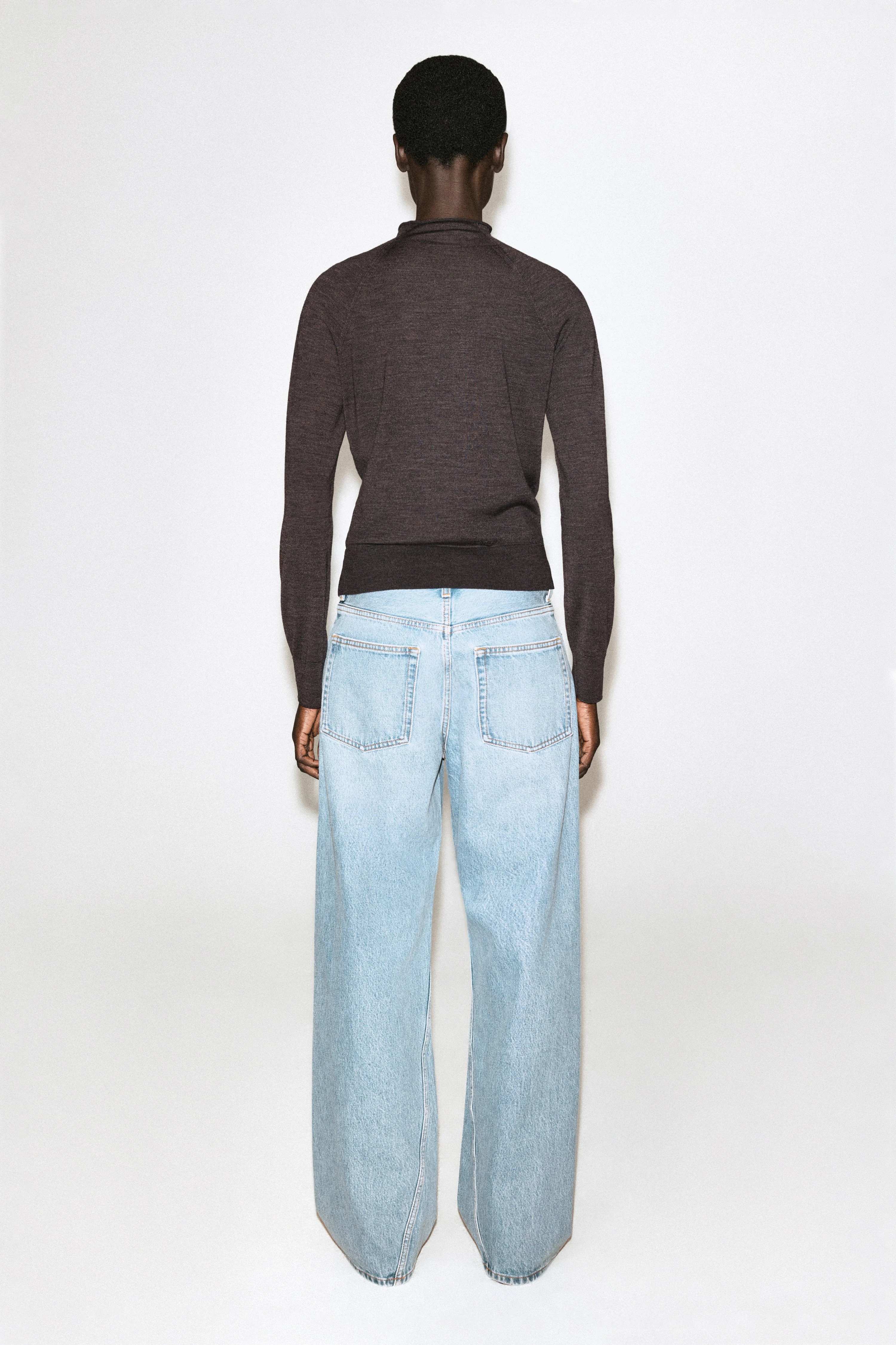 MERINO WOOL FUNNEL-NECK JUMPER - 2