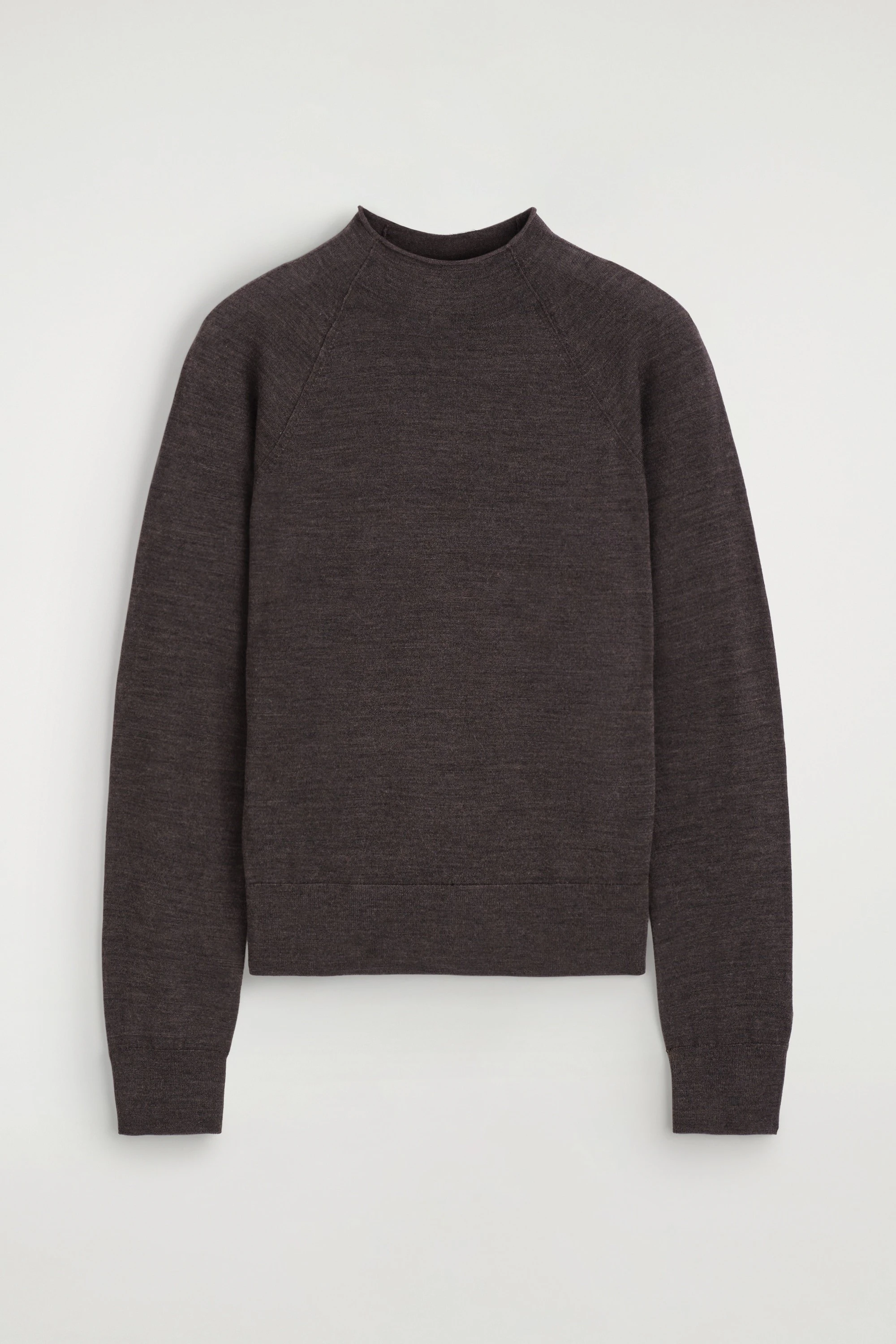 MERINO WOOL FUNNEL-NECK JUMPER - 7