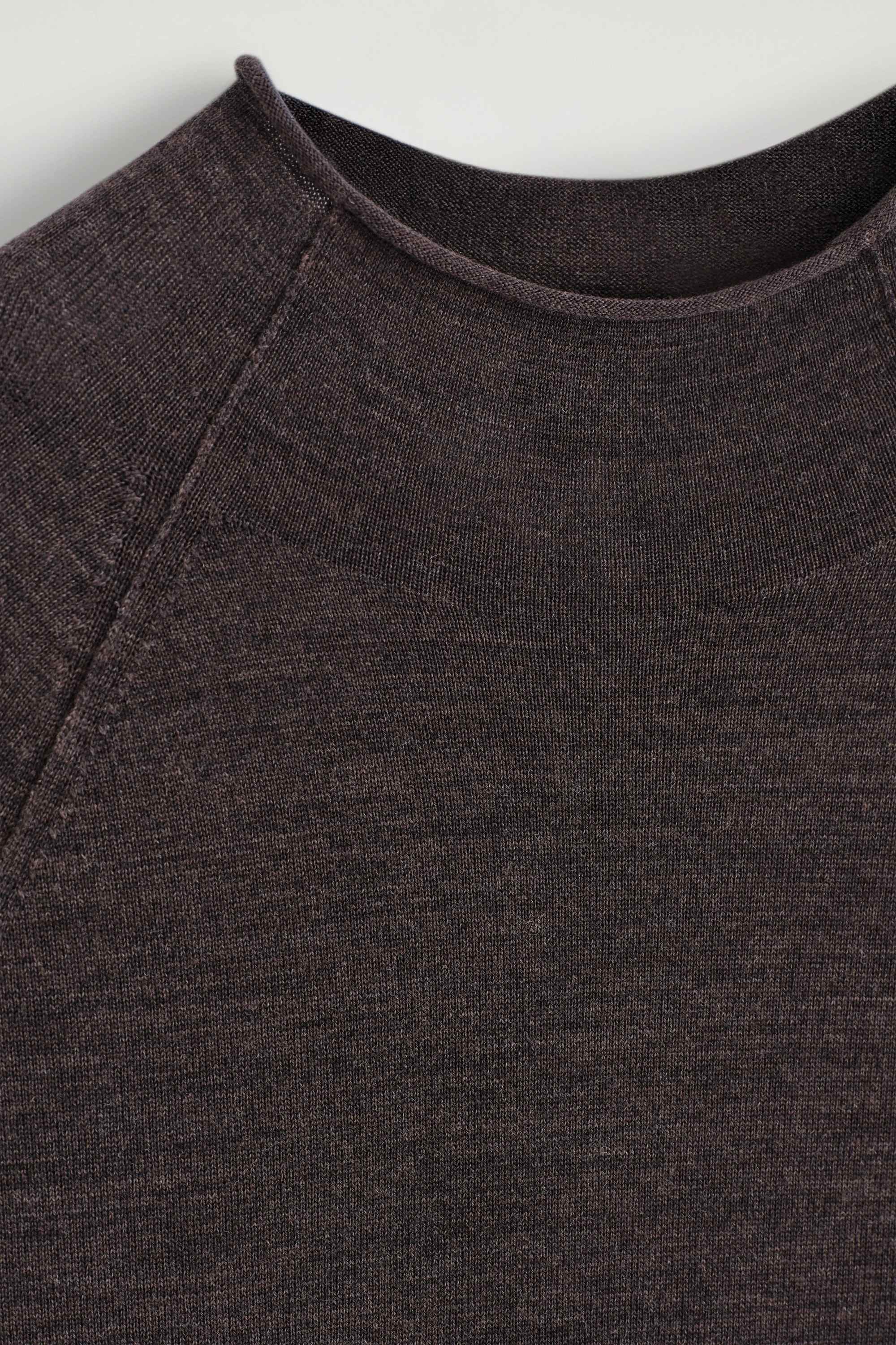 MERINO WOOL FUNNEL-NECK JUMPER - 8