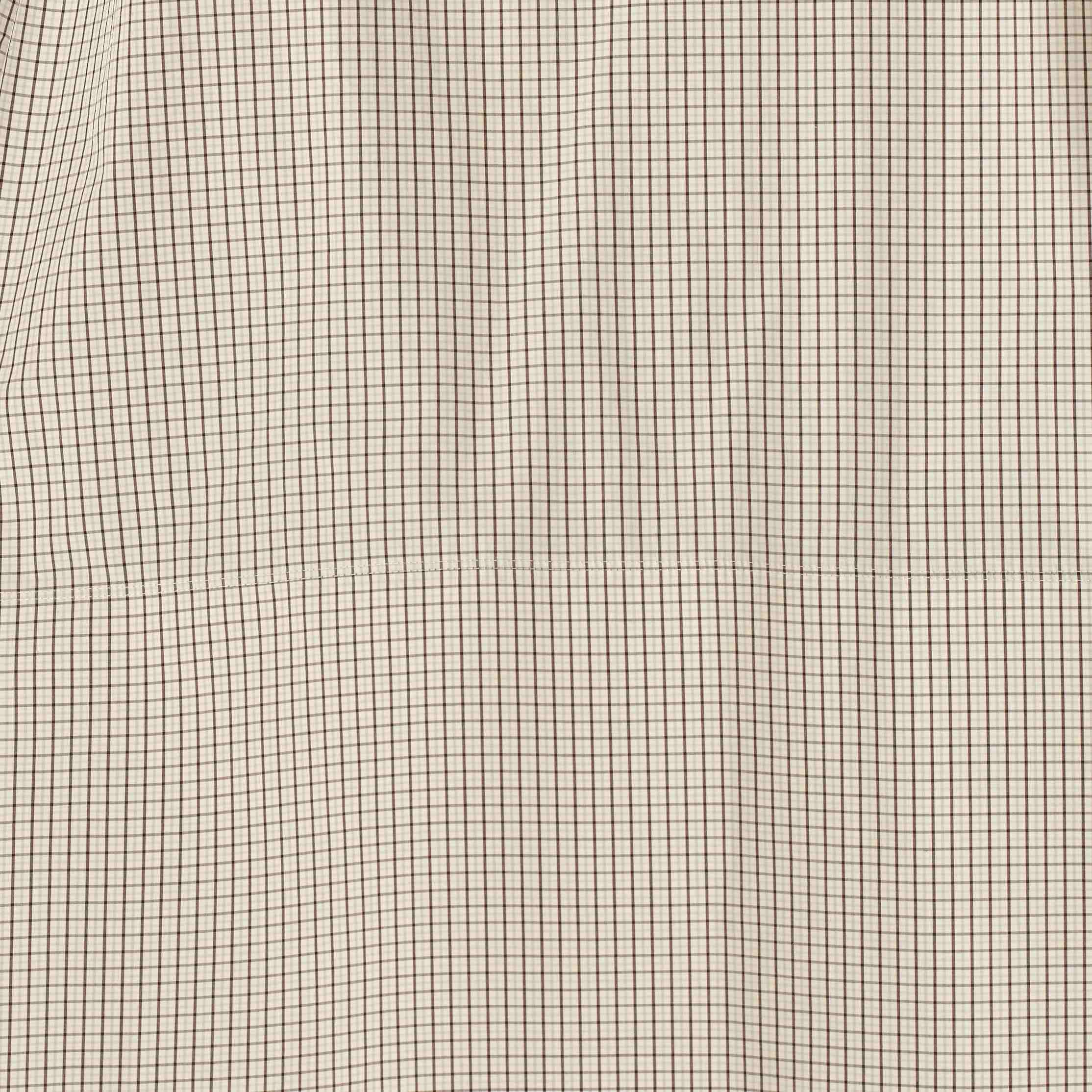 PINTUCKED COTTON MINI DRESS - 9
