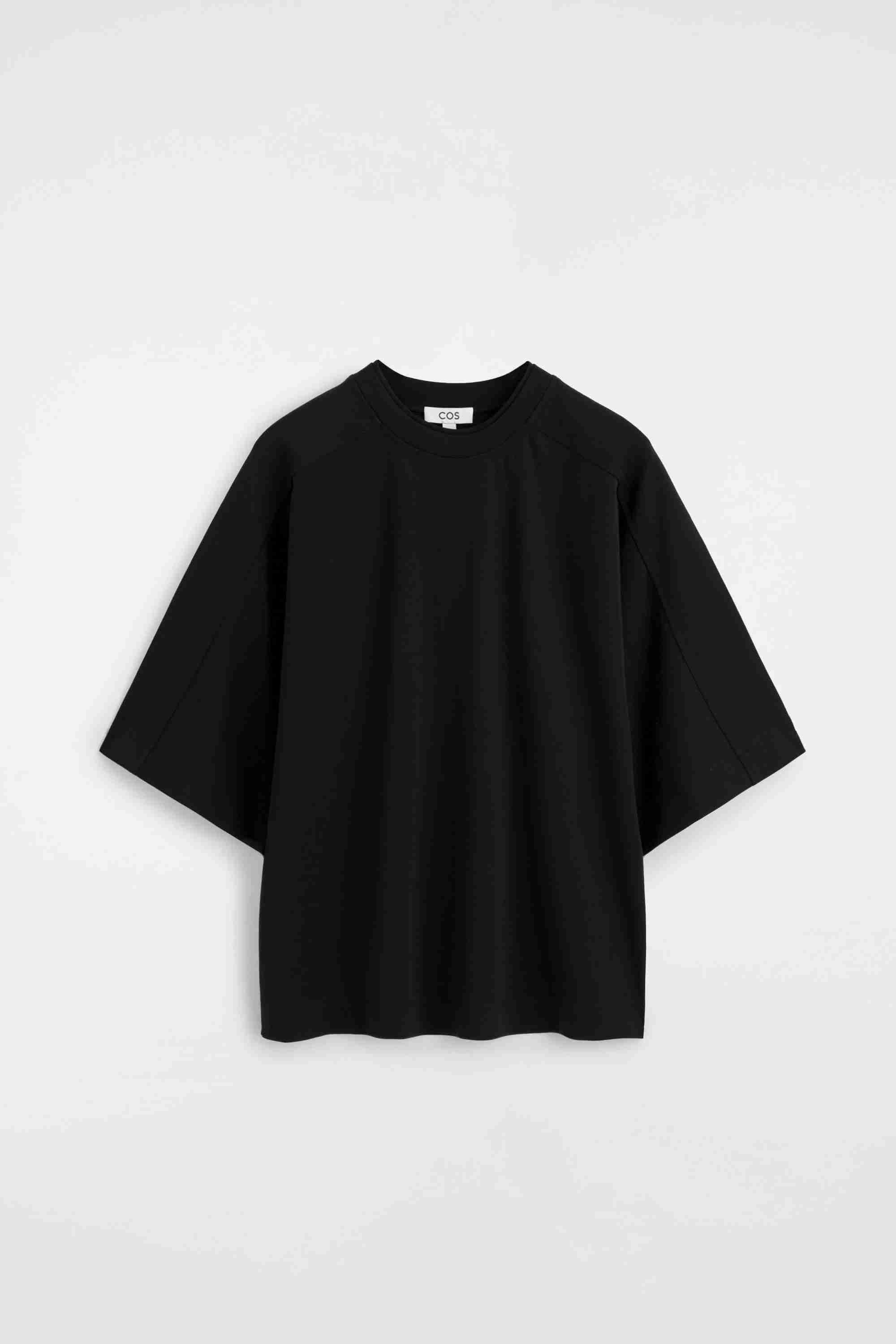 OVERSIZED INTERLOCK COTTON T-SHIRT - 6