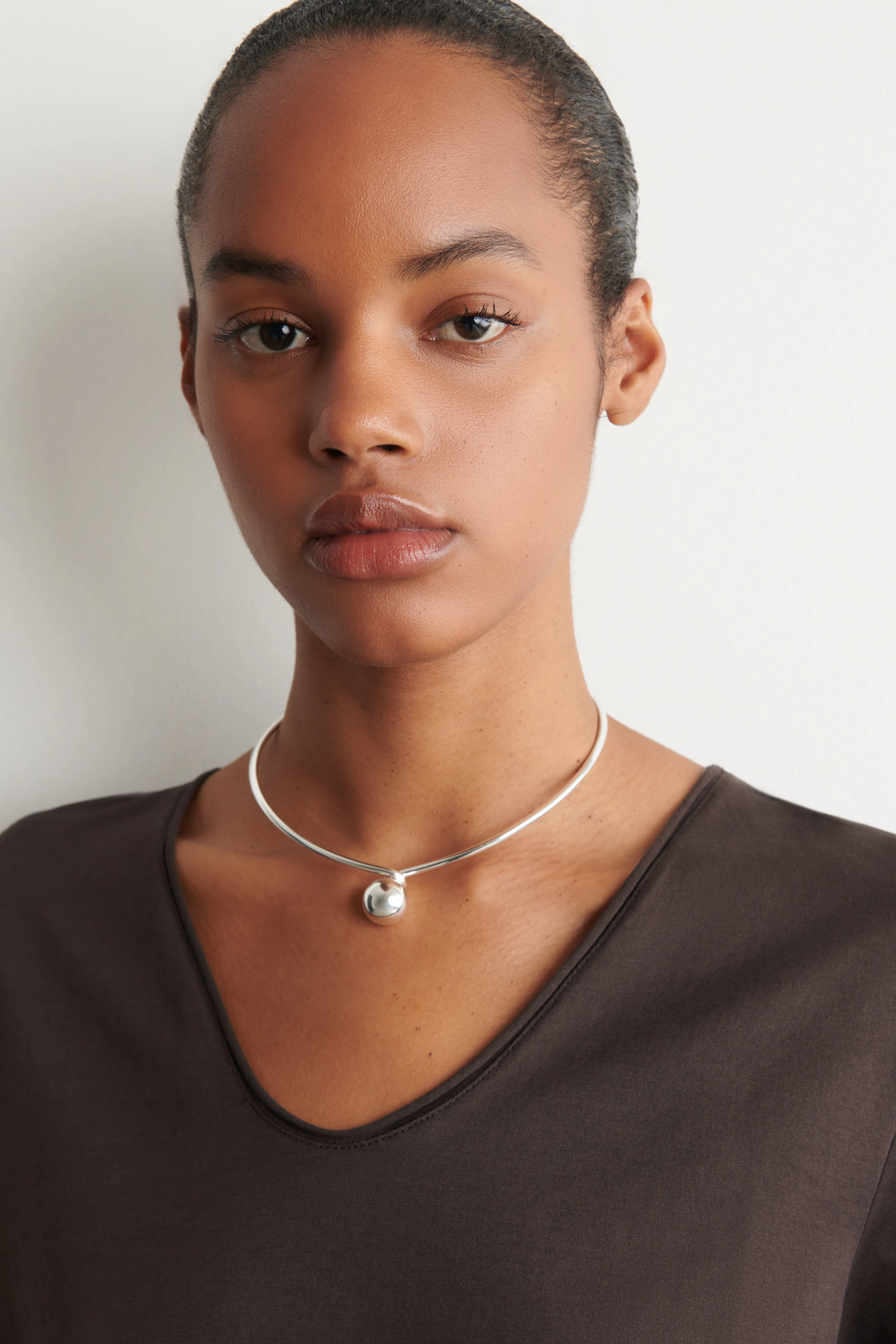 U-NECK LIGHTWEIGHT COTTON T-SHIRT - 4
