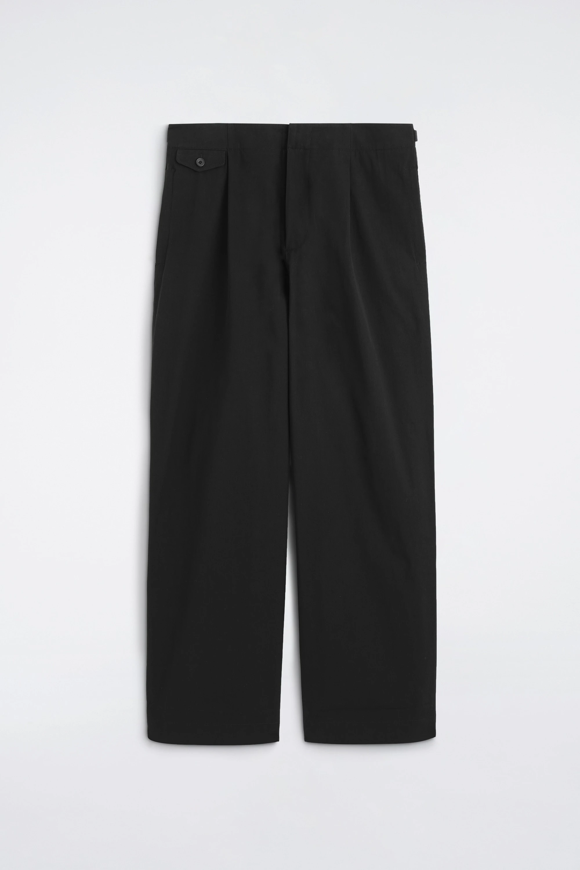 POCKET-DETAIL RELAXED-FIT WIDE-LEG TROUSERS - 6