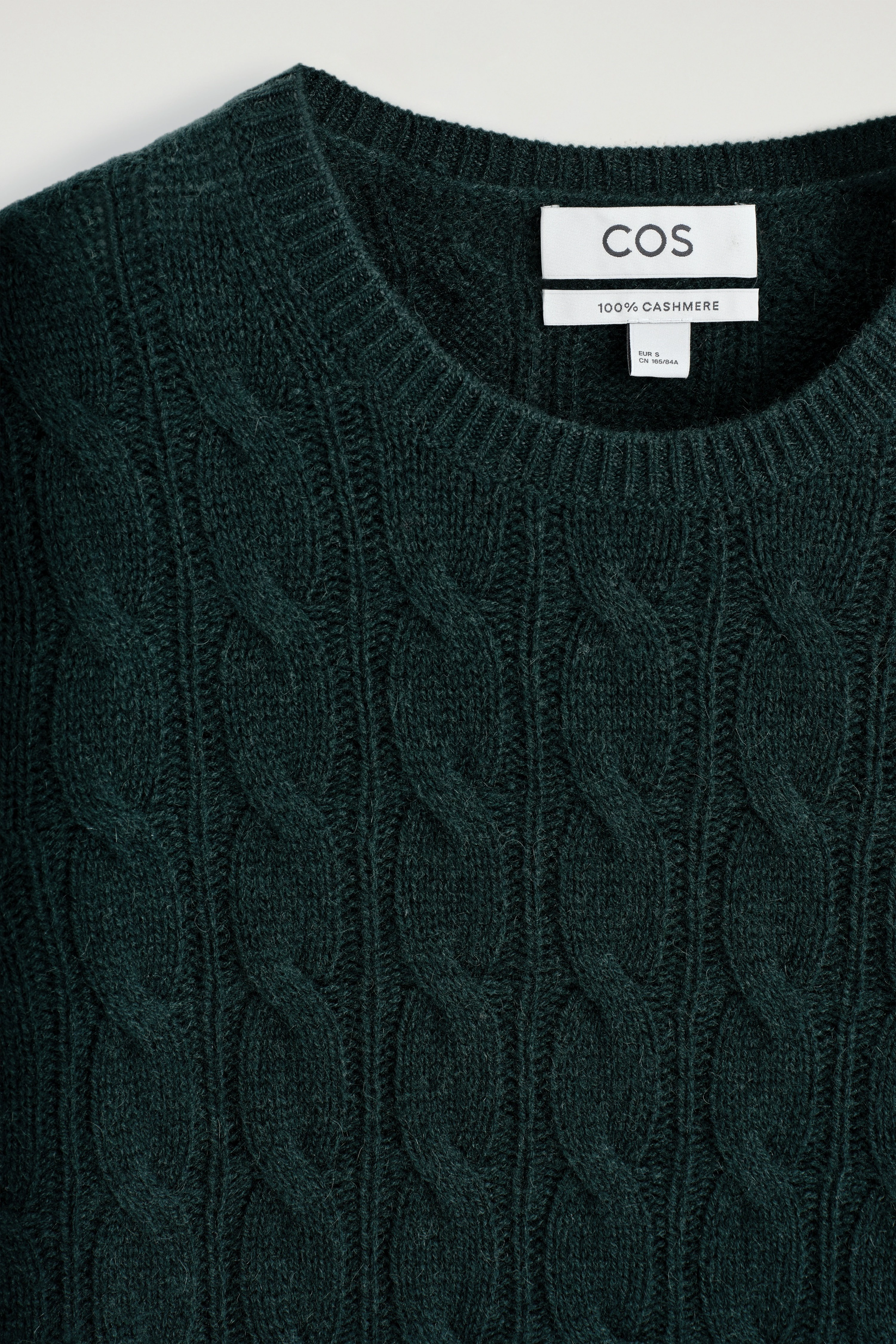 CABLE-KNIT PURE CASHMERE T-SHIRT - 6