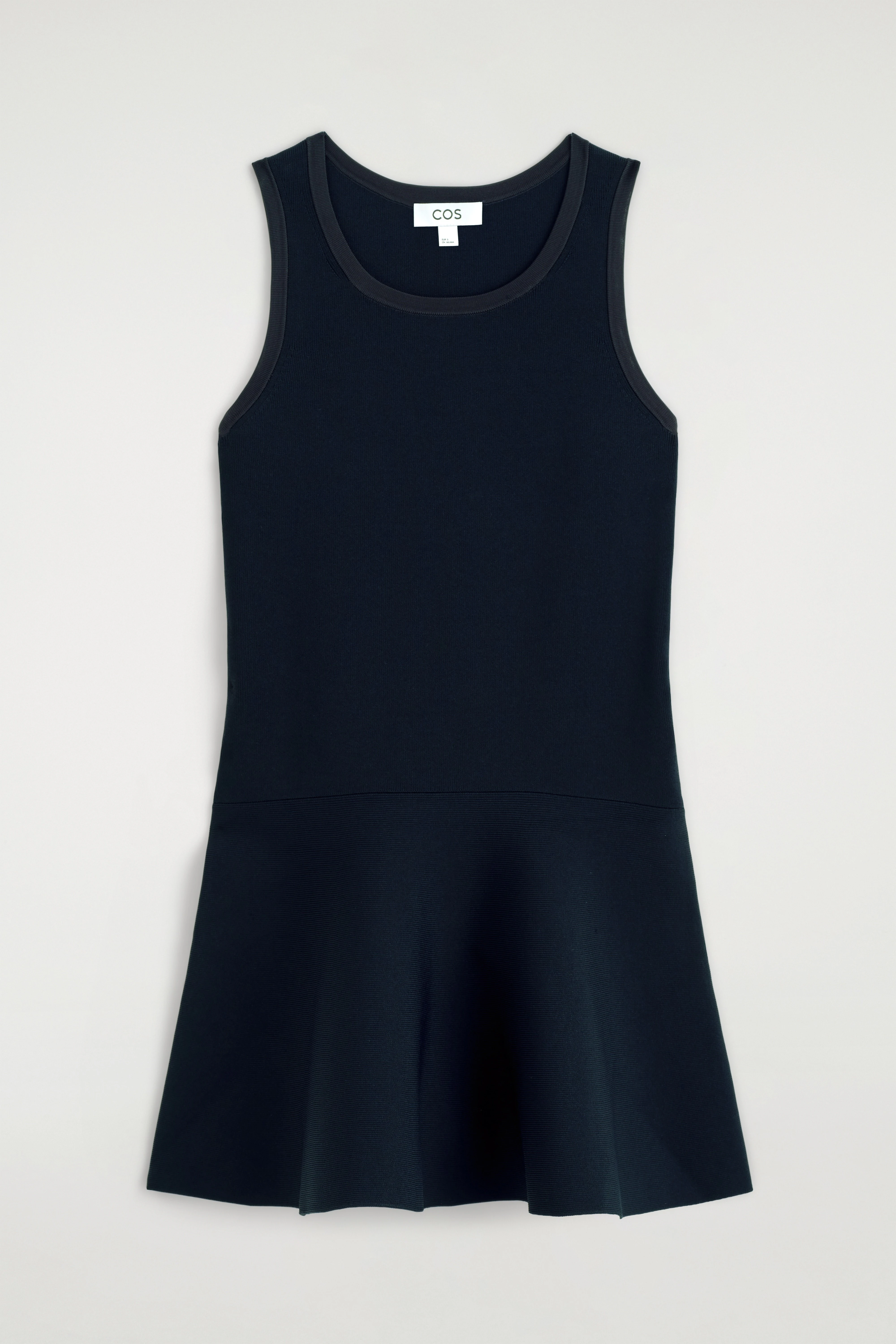 FLARED KNITTED MINI DRESS - 5