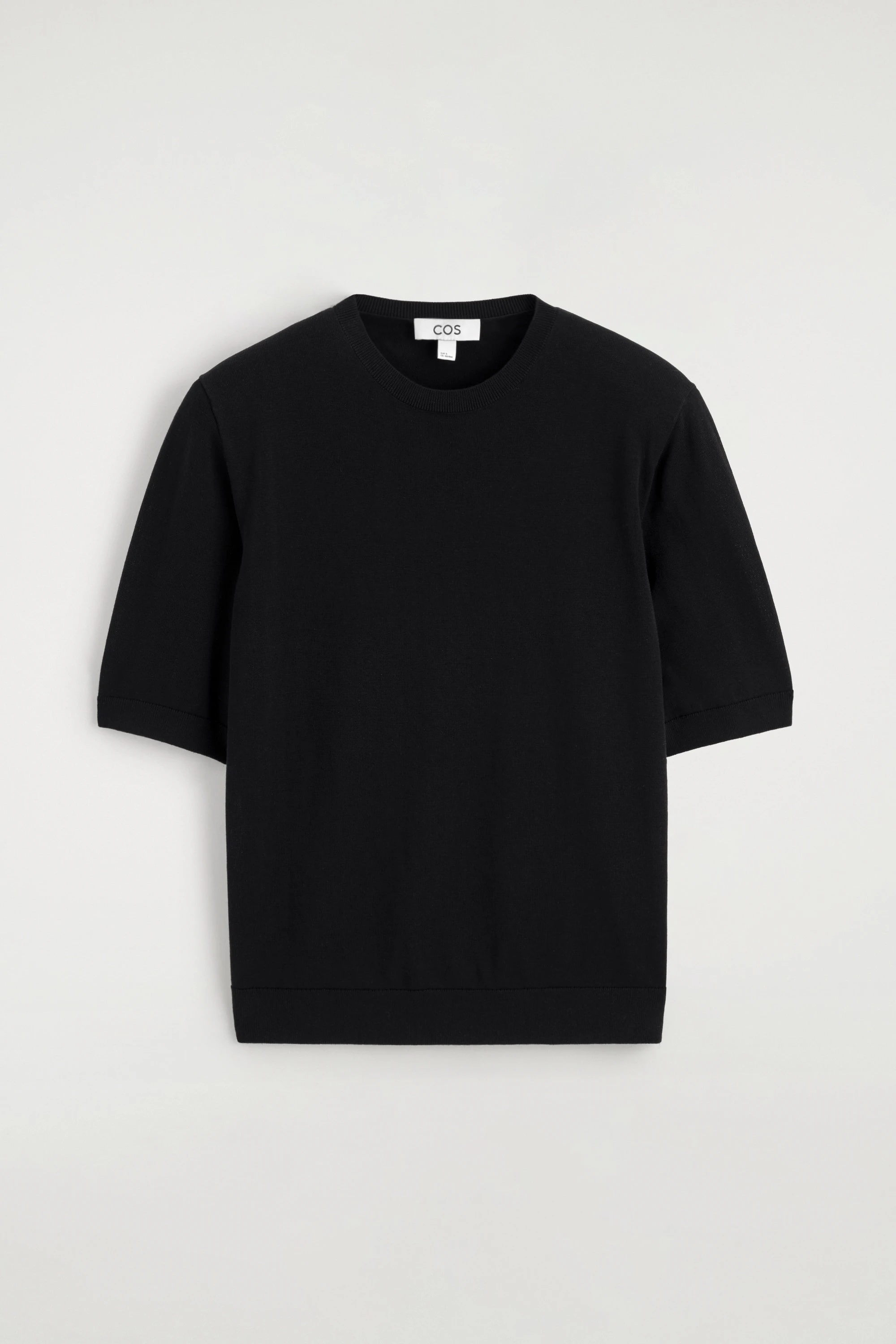 SCULPTED-SHOULDER SILK-COTTON T-SHIRT - 6