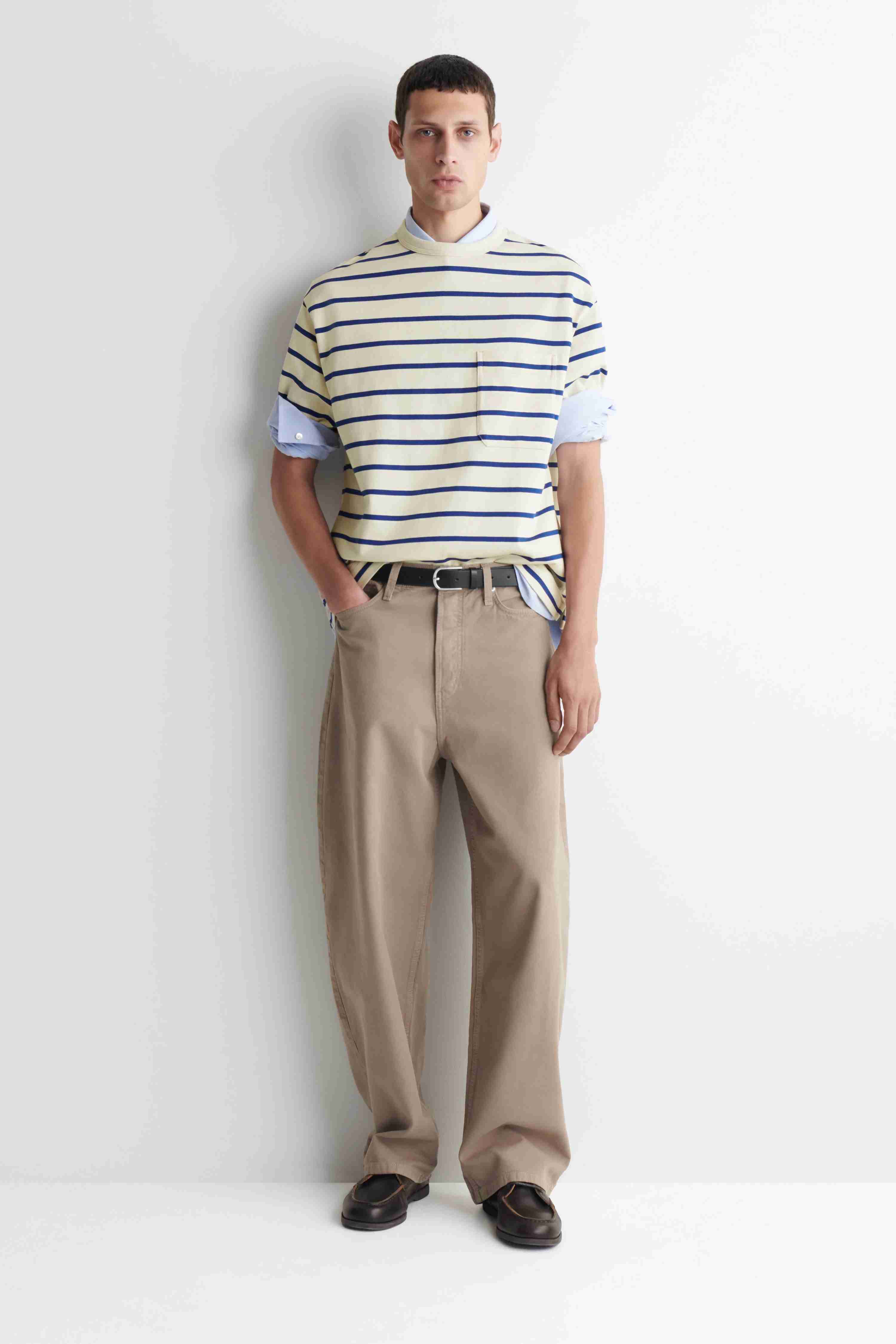 MALLOW RELAXED-FIT BARREL-LEG JEANS