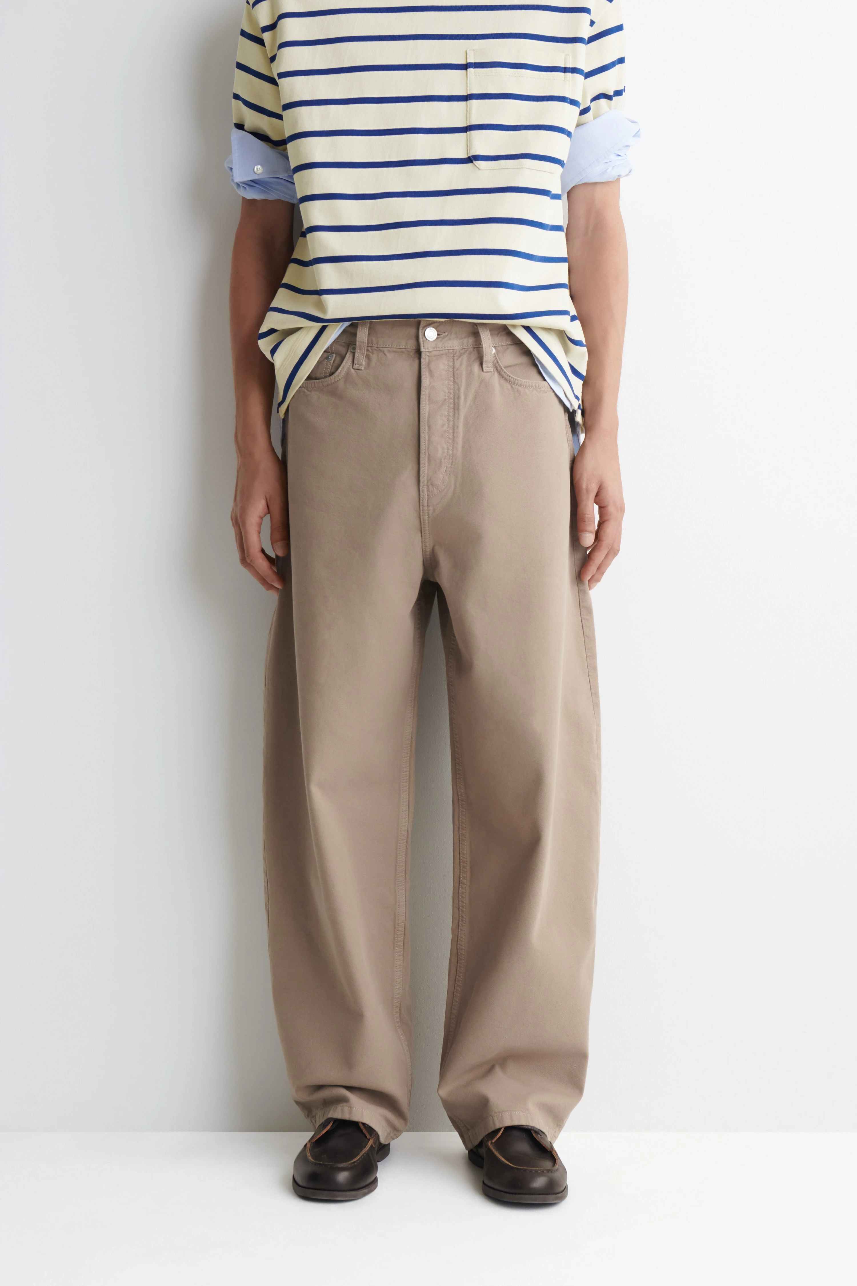 MALLOW RELAXED-FIT BARREL-LEG JEANS - 5
