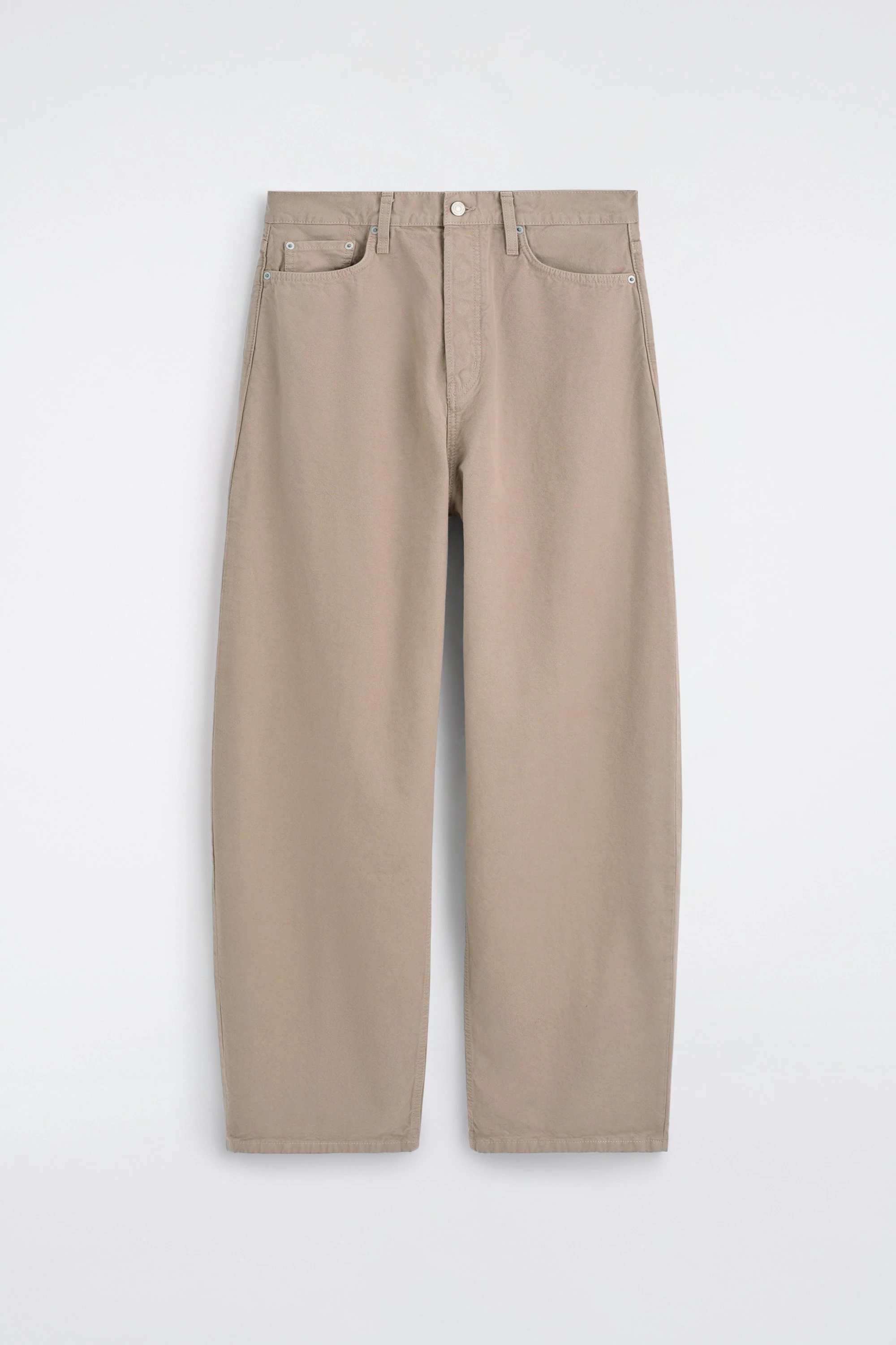 MALLOW RELAXED-FIT BARREL-LEG JEANS - 6