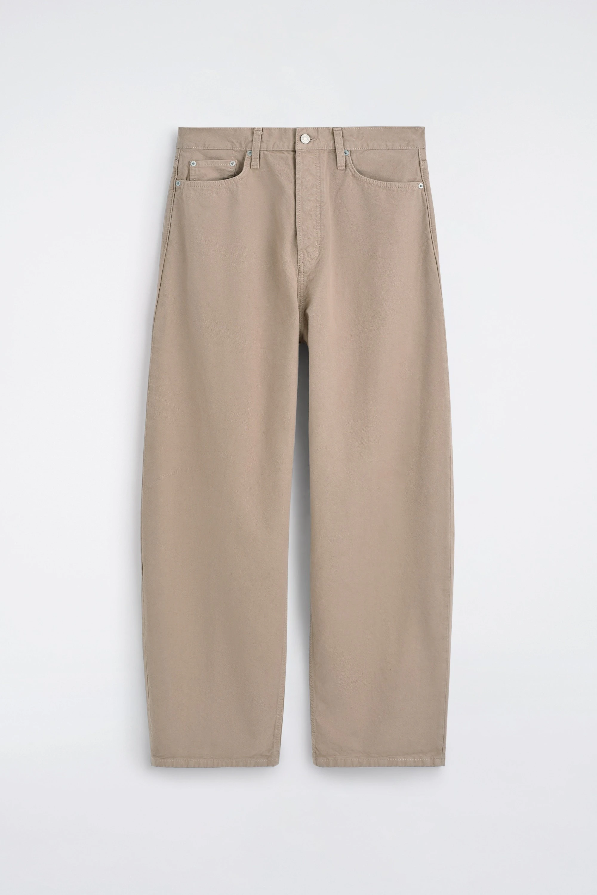 MALLOW RELAXED-FIT BARREL-LEG JEANS - 6