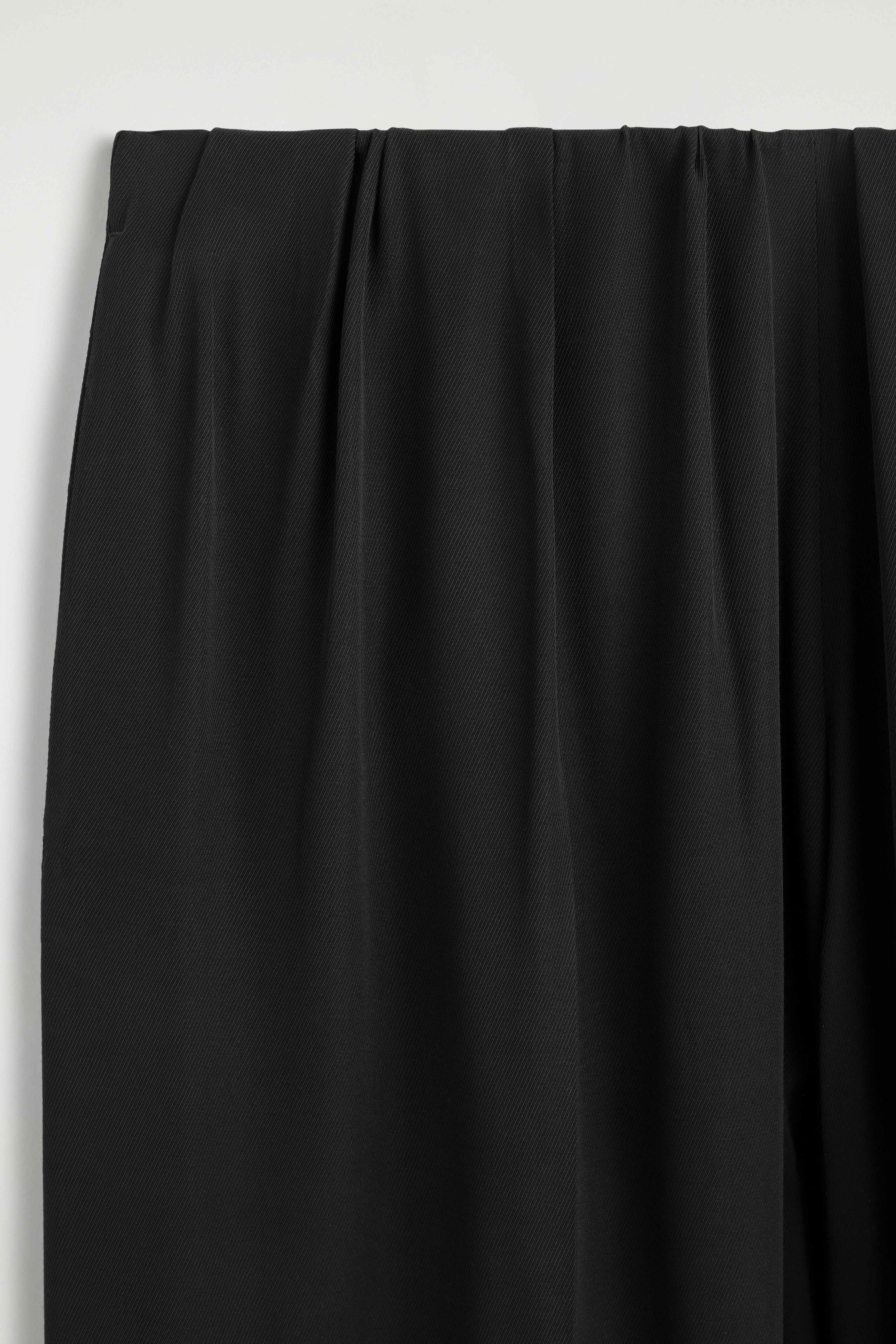 ELASTICATED TWILL STRAIGHT-LEG TROUSERS - 7