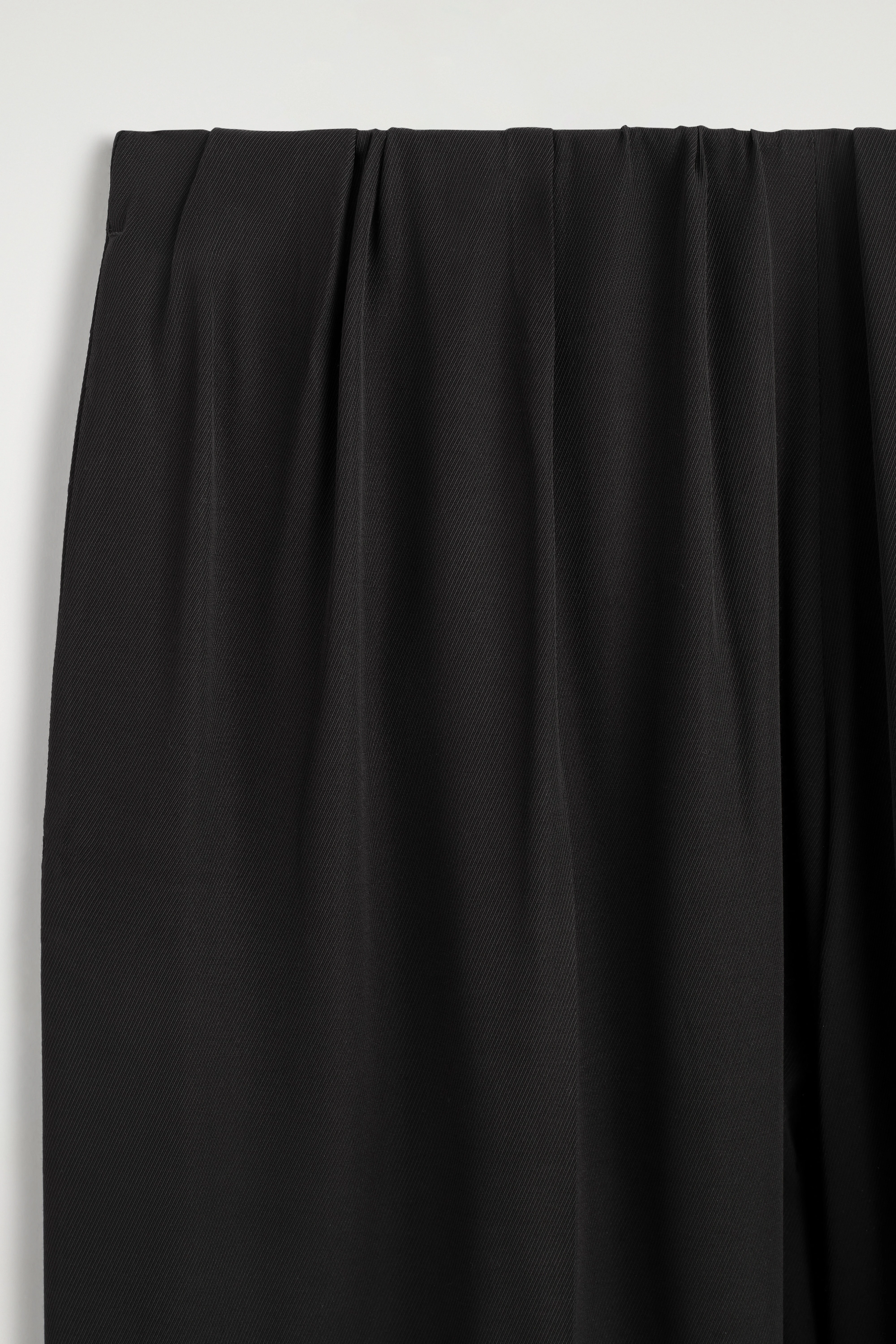 ELASTICATED TWILL STRAIGHT-LEG TROUSERS - 7