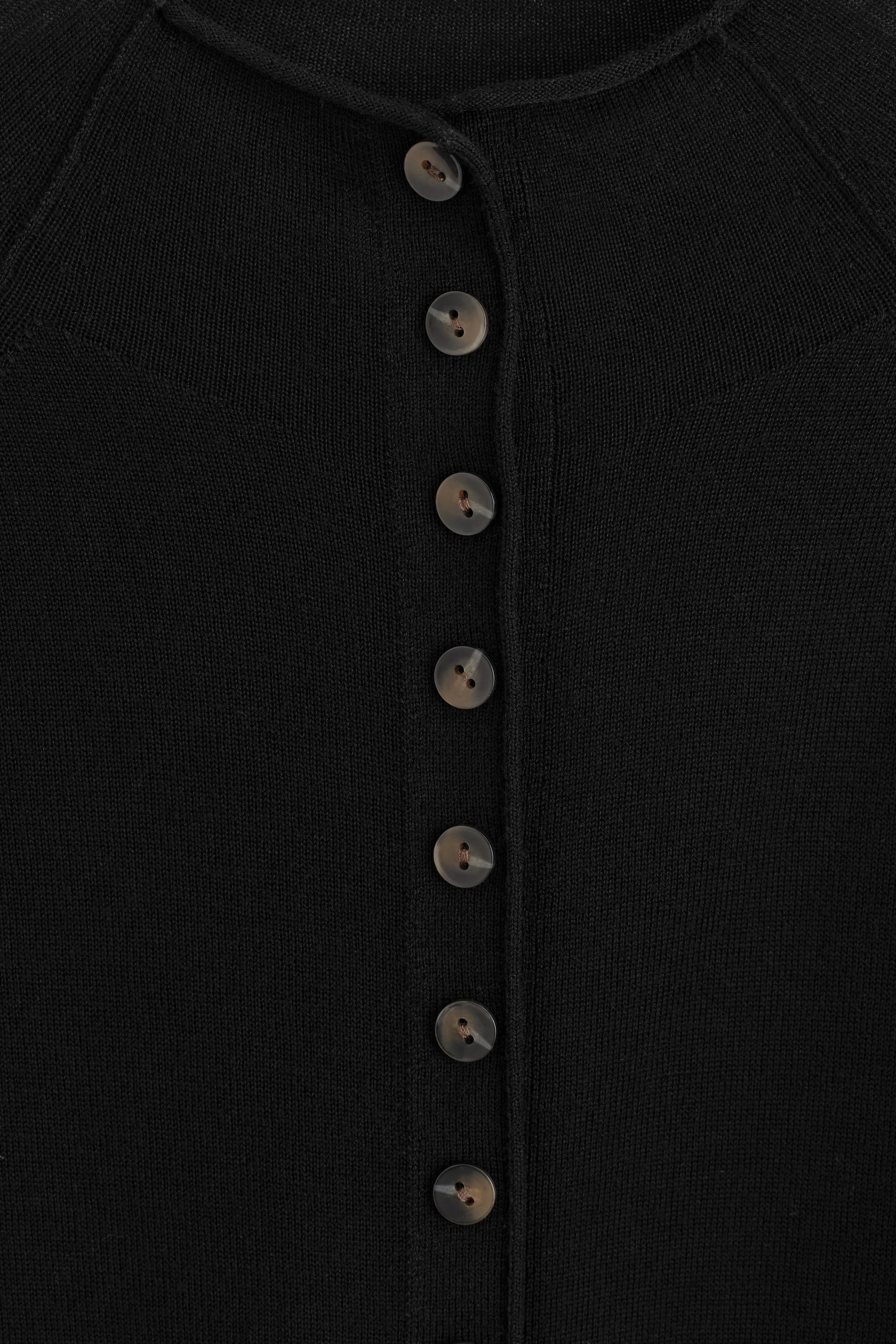 MERINO WOOL FUNNEL-NECK CARDIGAN - 7