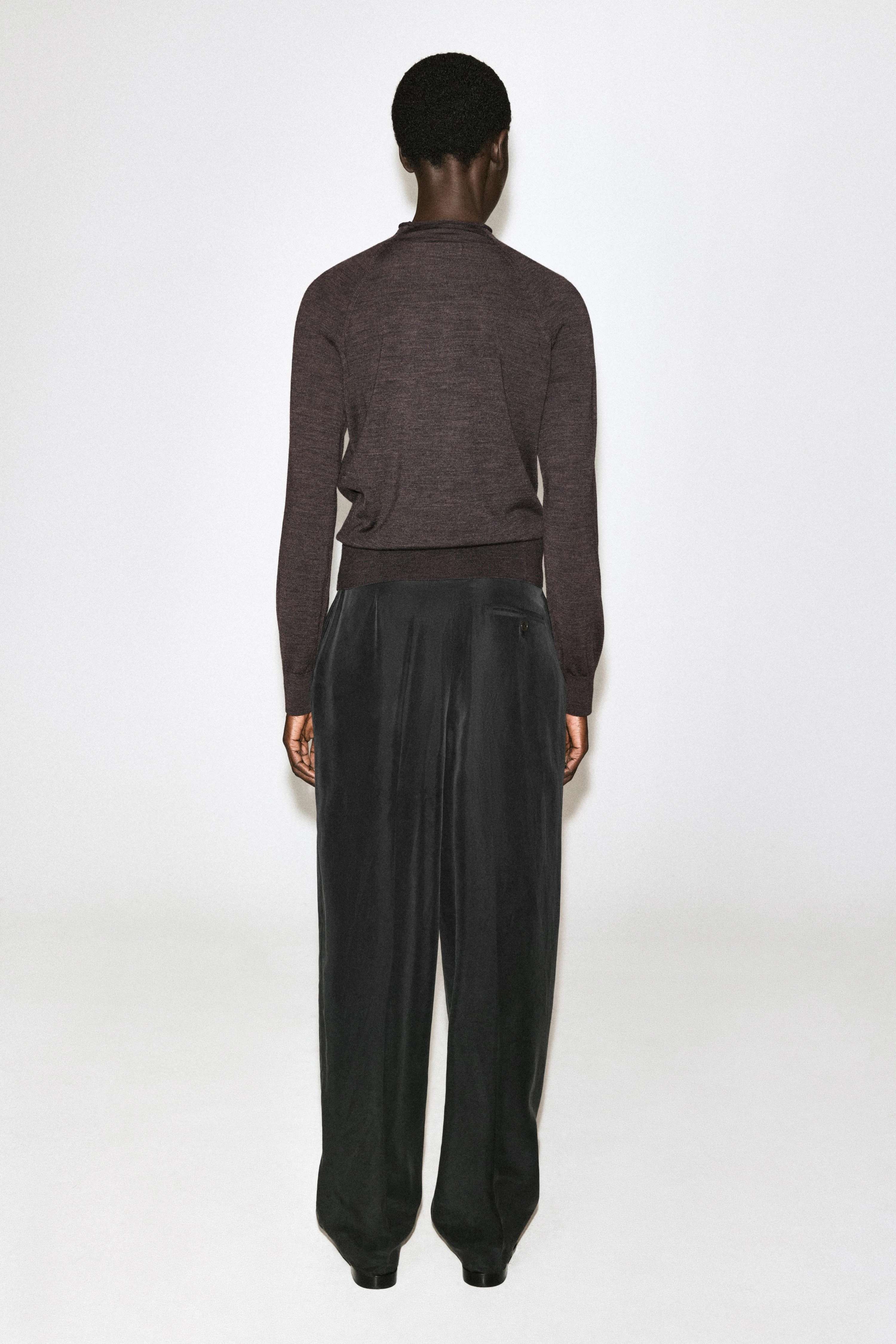 MERINO WOOL FUNNEL-NECK CARDIGAN - 2