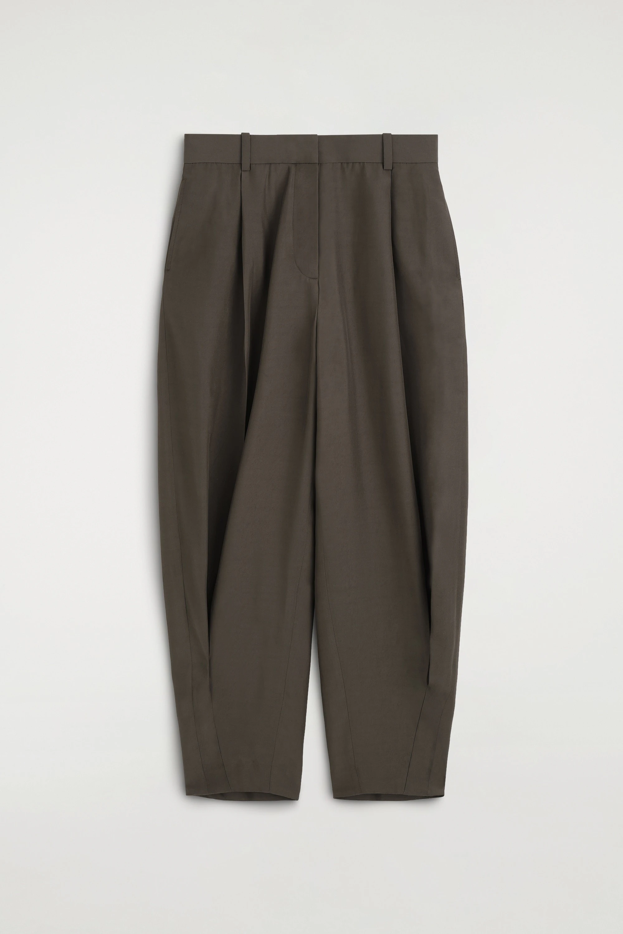 PLEATED BALLOON-LEG TROUSERS - 6